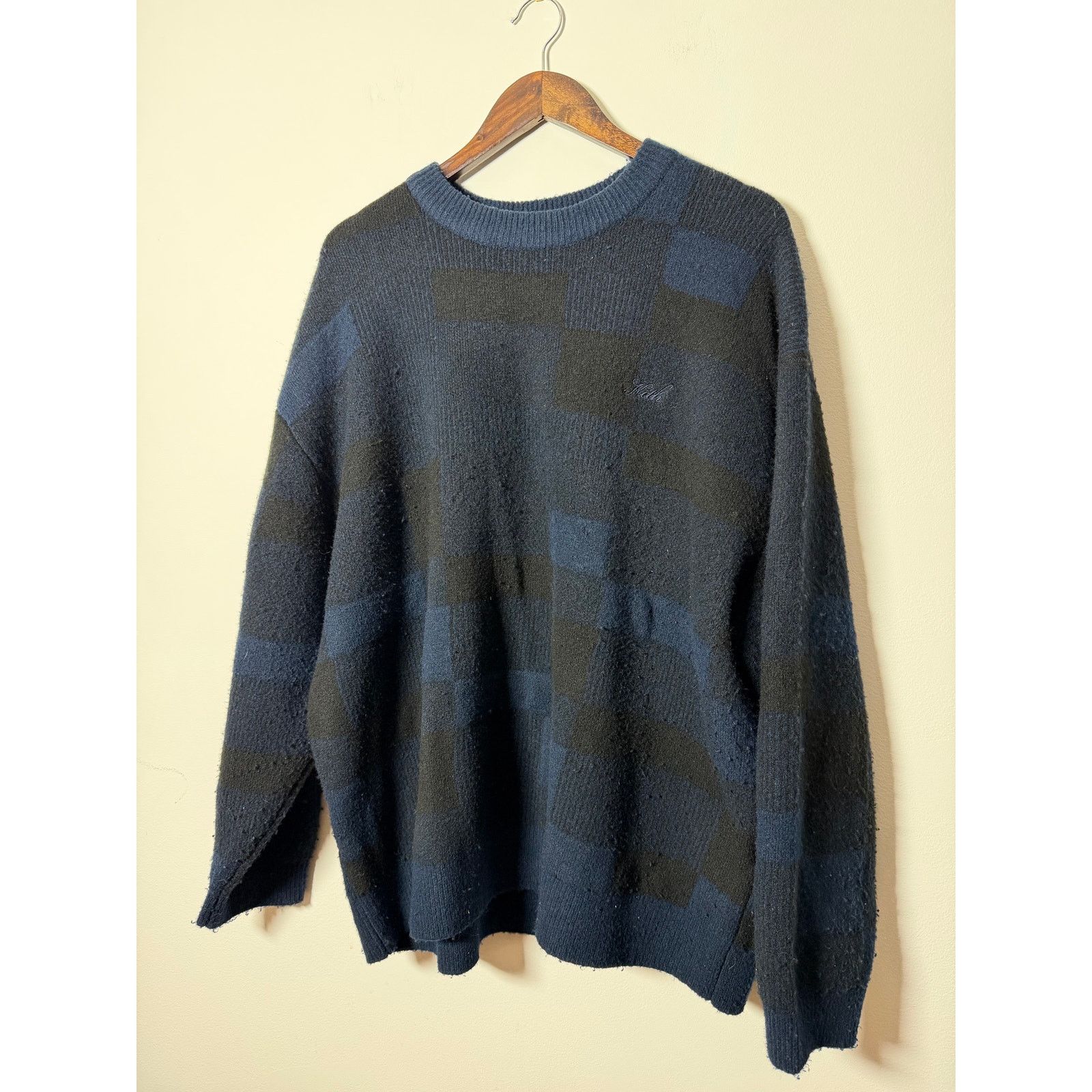 Kith Kith Lewis Check Sweater Nocturnal Size US XL / EU 56 / 4 - 3 Thumbnail