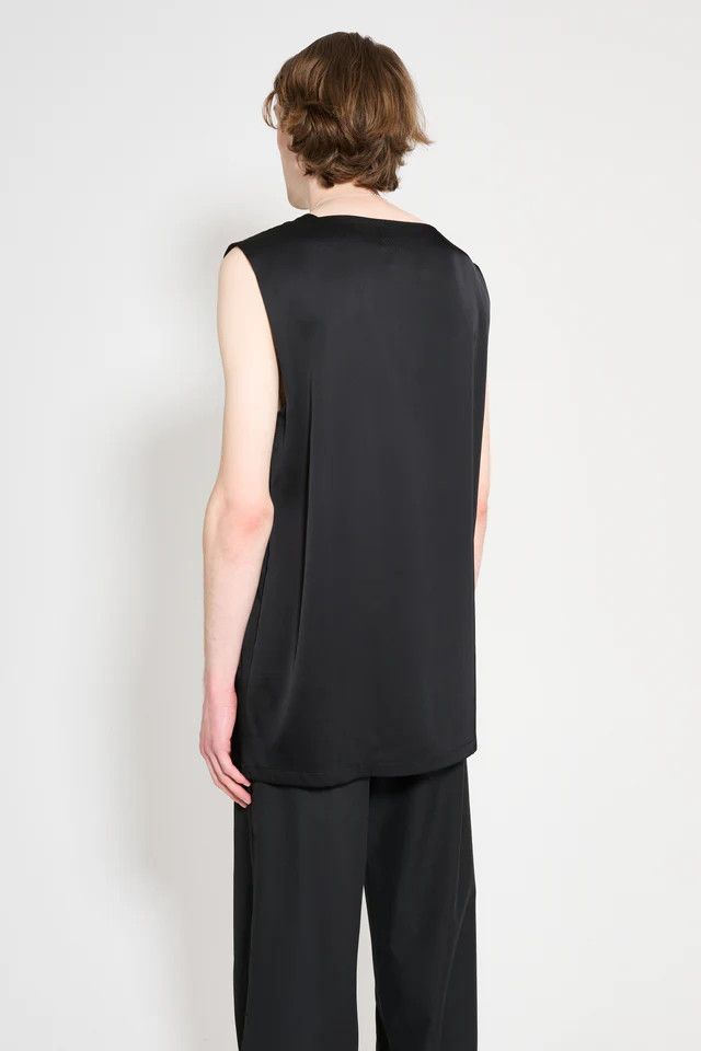 Jil Sander o1y1124 Sleeveless Tank Top in Black Size US XS / EU 42 / 0 - 5 Thumbnail