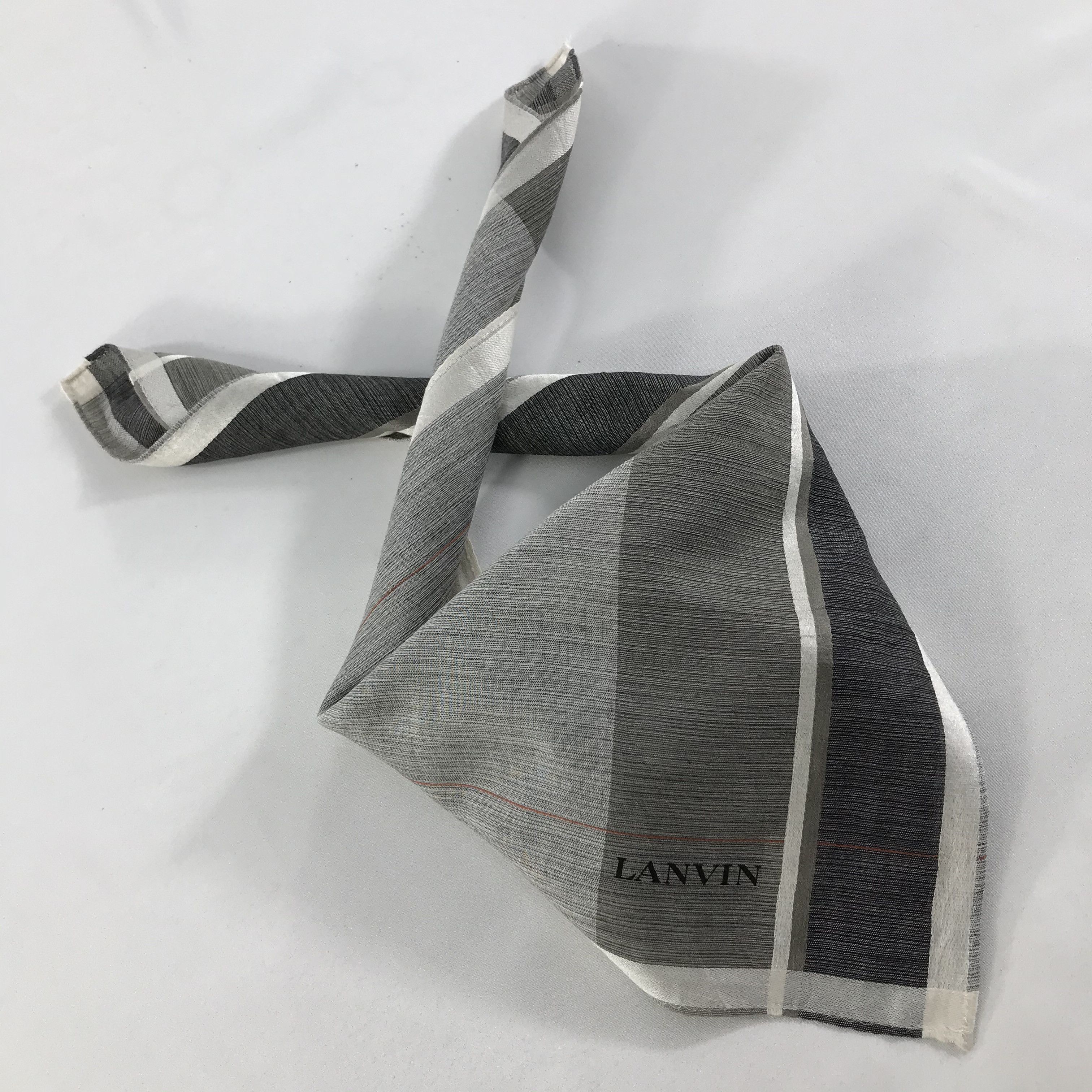 Lanvin × Vintage Lanvin Bandana / Handkerchief / Neckerchief - S1307 Size ONE SIZE - 4 Thumbnail