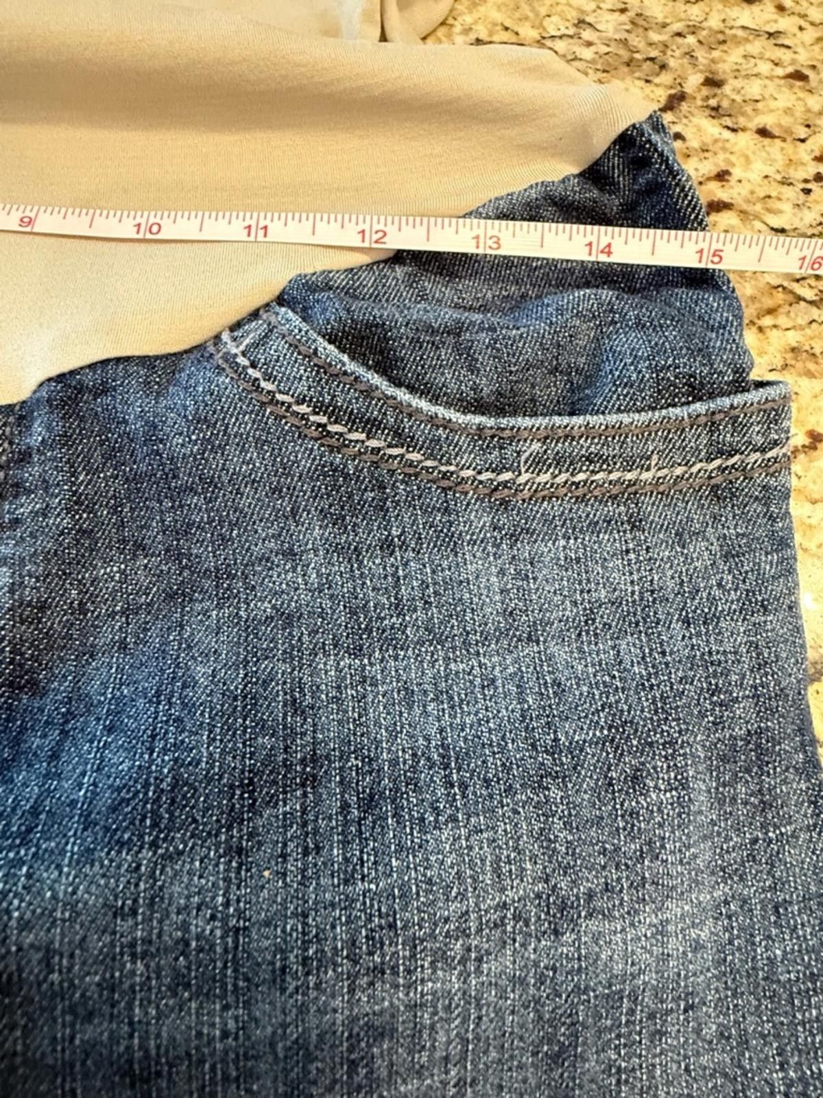 Other American Star maternity jeans embellished pockets SZ SM Size 28" / US 6 / IT 42 - 4 Thumbnail