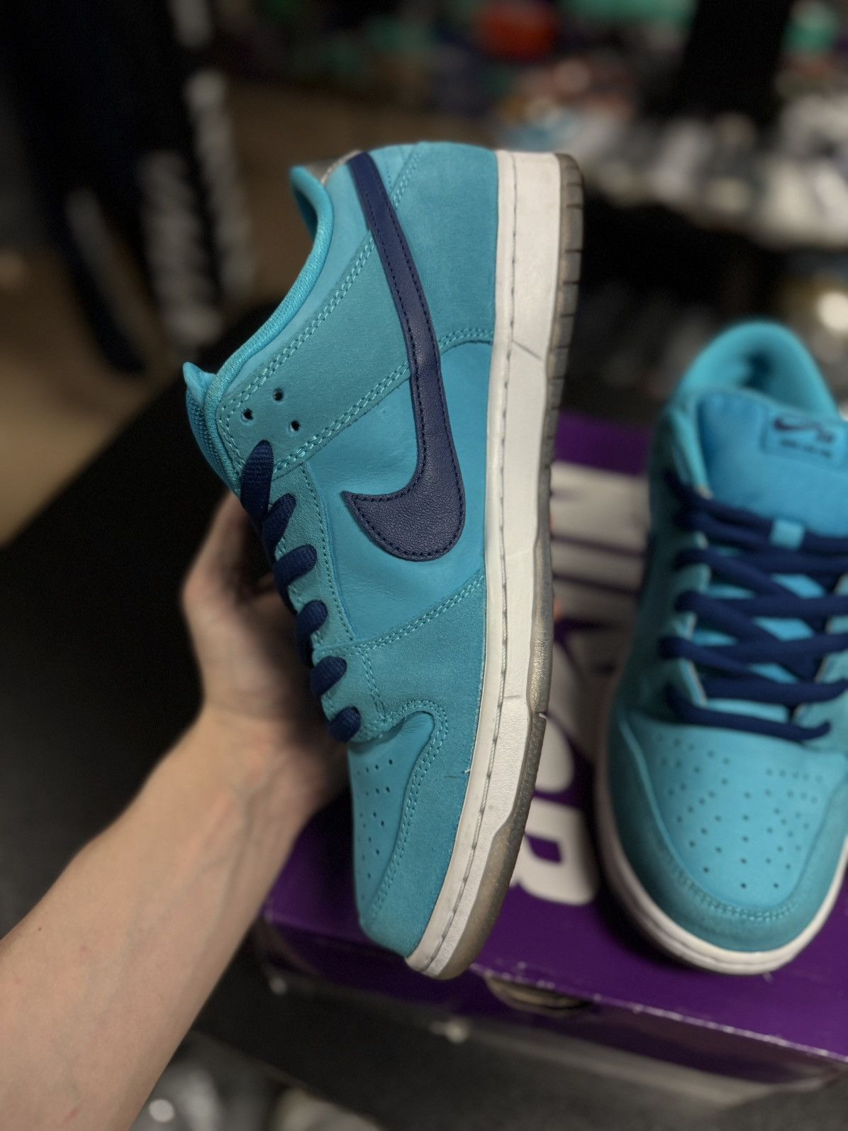 Nike Size 11 - Nike Dunk SB Low Blue Fury 2020 (BQ6817-400) Size US 11 / EU 44 - 11 Thumbnail