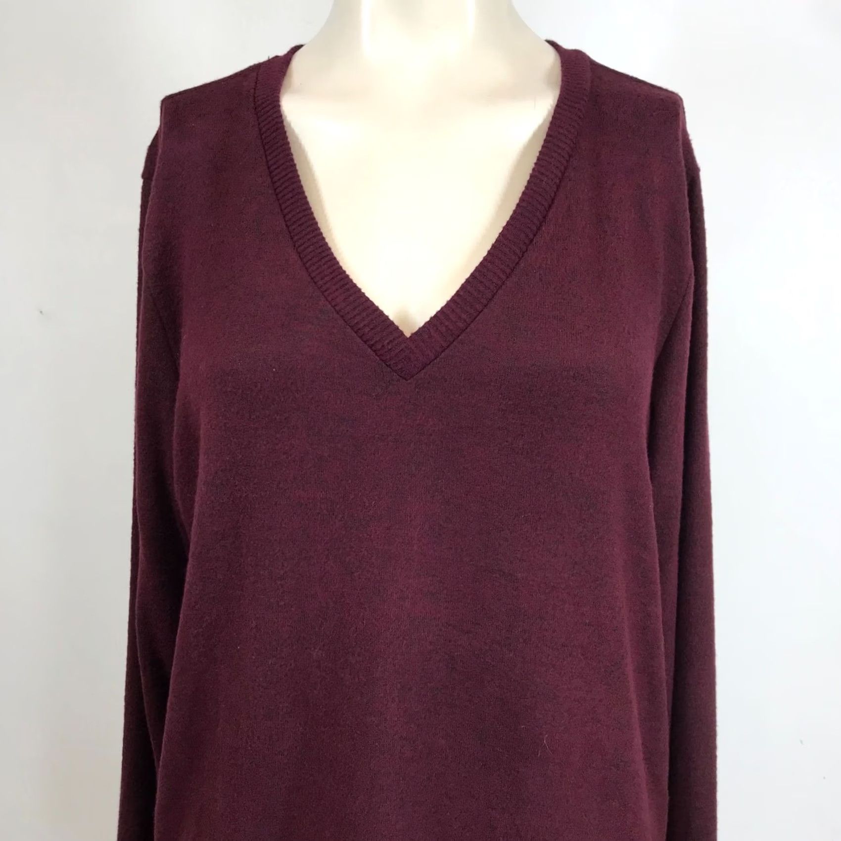 Lucky Brand LUCKY BRAND Womens S Berry V Neck Long Sleeve Pullover Sweater Size S / US 4 / IT 40 - 2 Thumbnail