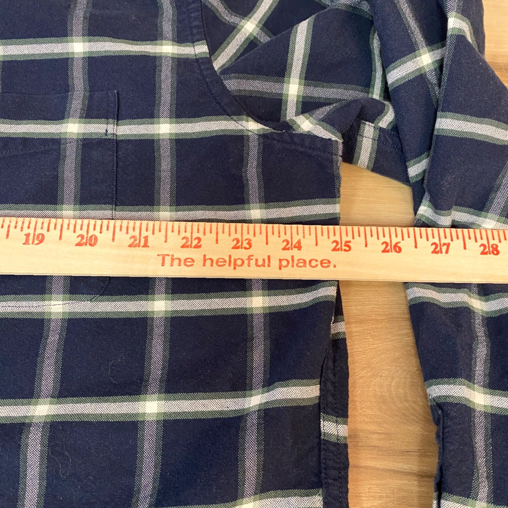 J.Crew J. Crew Oxford Shirt Mens XXL Slim Navy Plaid Button-Down OCBD Size US XXL / EU 58 / 5 - 7 Thumbnail