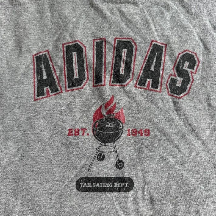 Nike Rare Vintage 90s Adidas Tailgating Department T-Shirt XL Size US XL / EU 56 / 4 - 2 Thumbnail