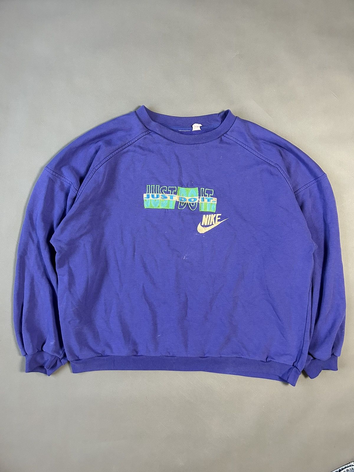 Nike × Vintage Nike Purple track suit sweatshirt sweatpants 90s Size US XL / EU 56 / 4 - 2 Thumbnail