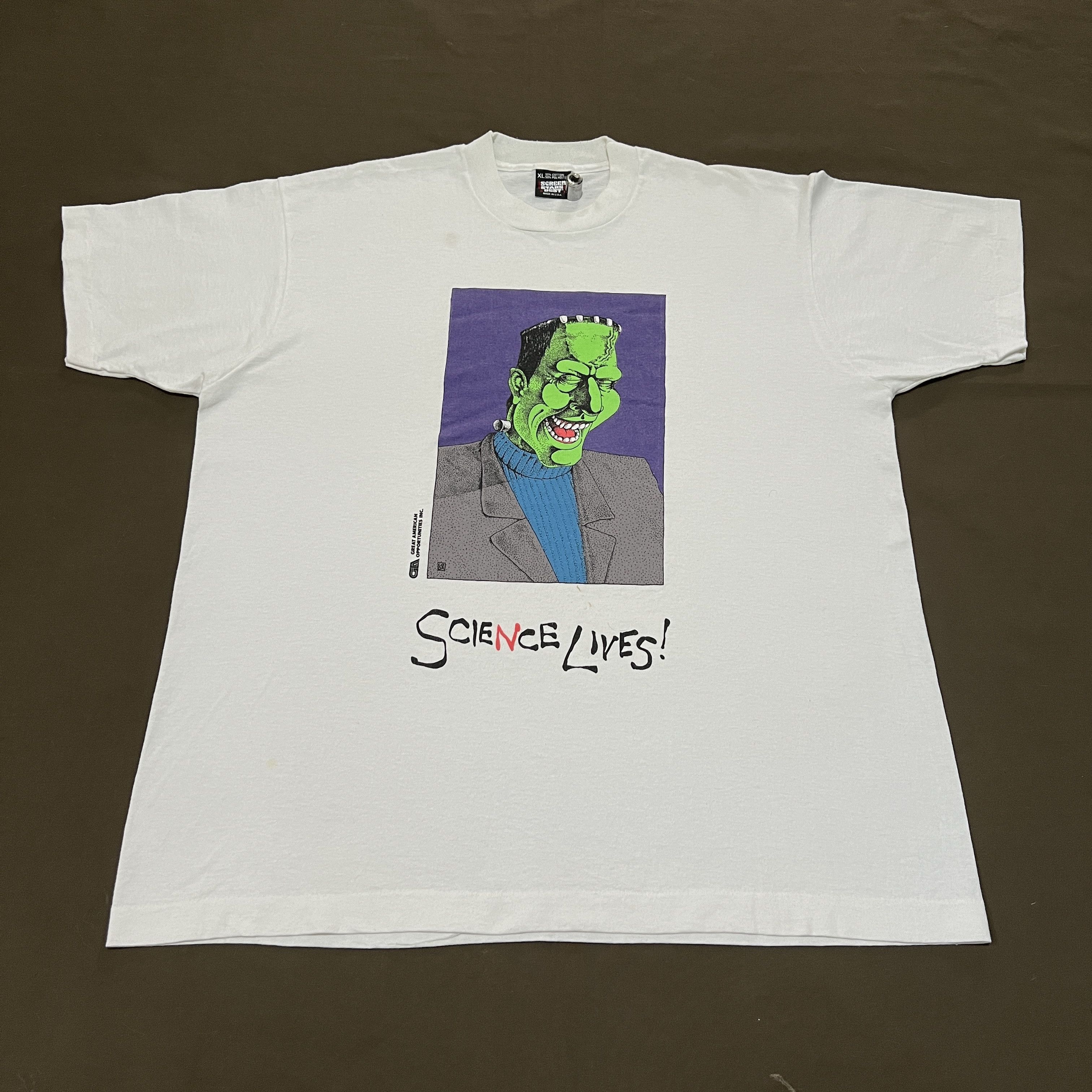 Expert Horror Very Rare Vintage 90s Frankenstein comic Promo Tee XL Size US XL / EU 56 / 4 - 2 Thumbnail