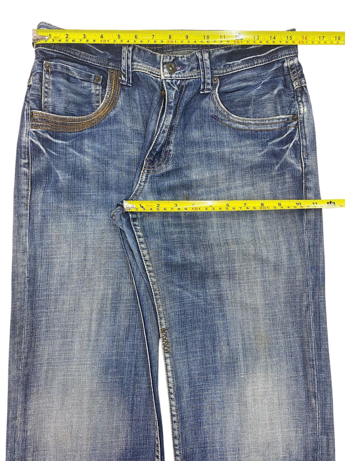 Takeo Kikuchi Takeo Kikuchi Acid Blue Wash Style Loose Jeans Size US 31 - 5 Thumbnail