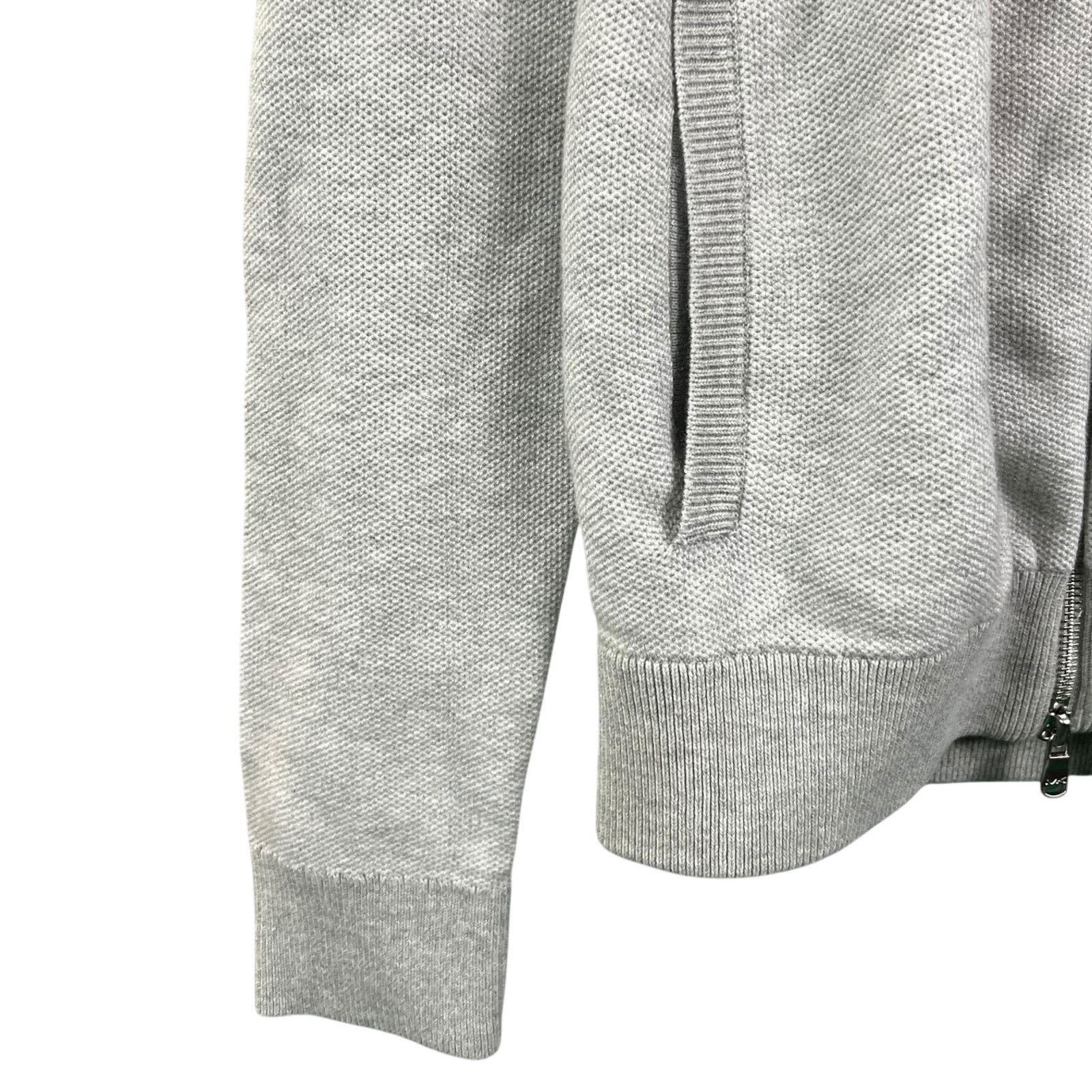 Michael Kors Michael Kors Mens Small 100% Cotton Gray Mock Neck Full Zip Size US S / EU 44-46 / 1 - 4 Thumbnail
