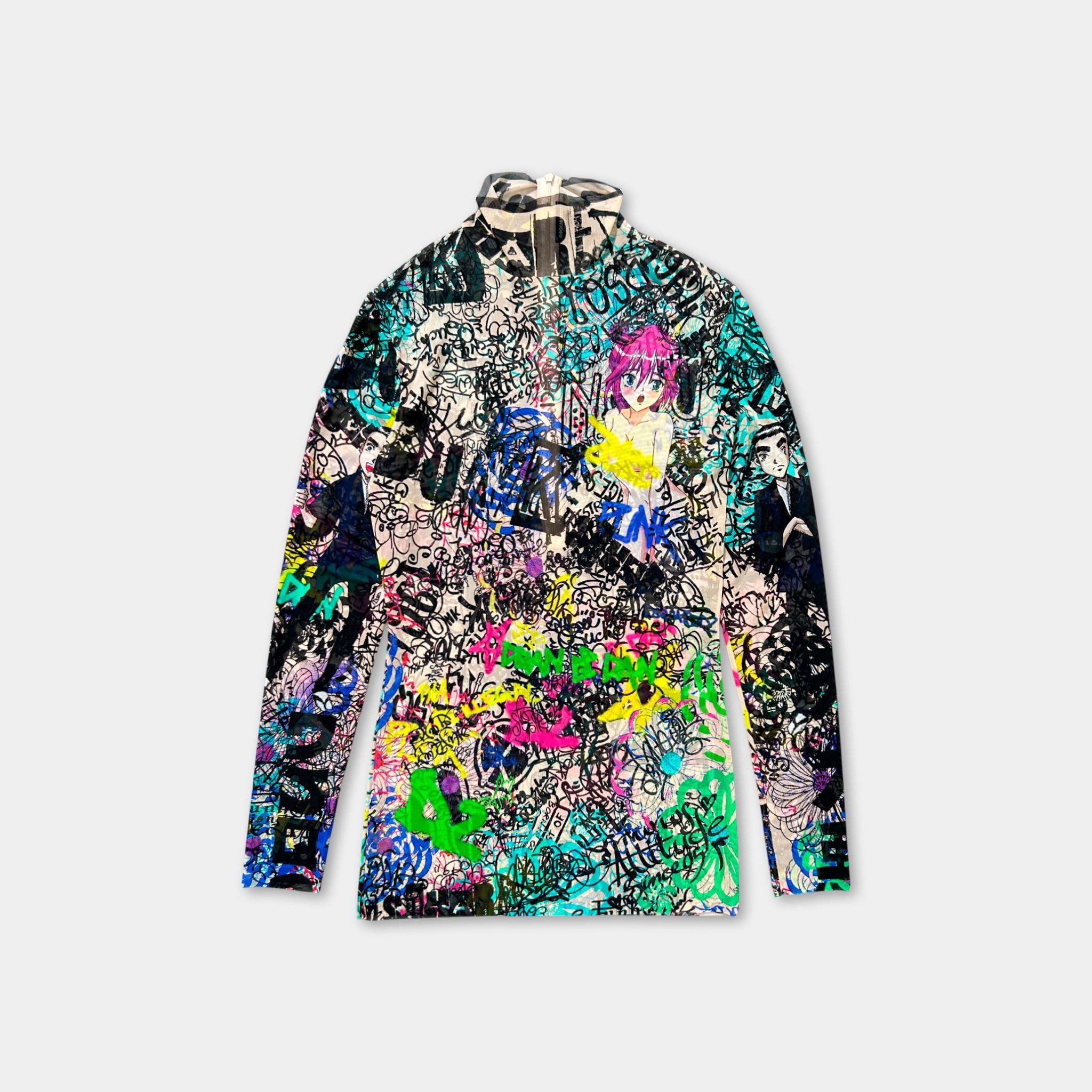 Dsquared2 Dsquared2 2000's Hentai Secondskin Graphic Longsleeve Multic Size US S / EU 44-46 / 1 - 1 Thumbnail