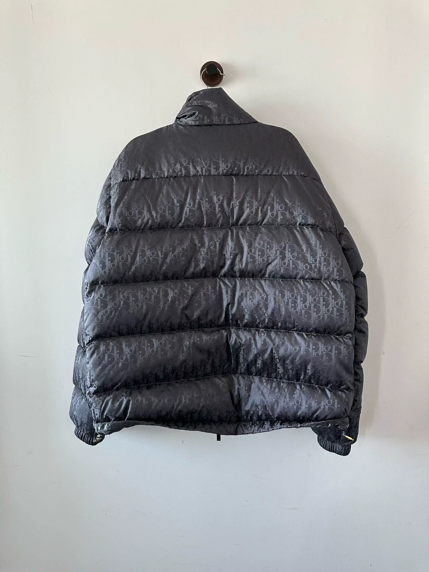 Dior Dior Black & Gray All Over Print Down Jacket 52 EU Size US L / EU 52-54 / 3 - 2 Thumbnail