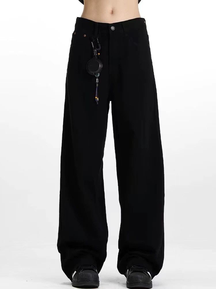 Jean American men's straight casual vintage embroidered jeans Size US 32 / EU 48 - 5 Thumbnail