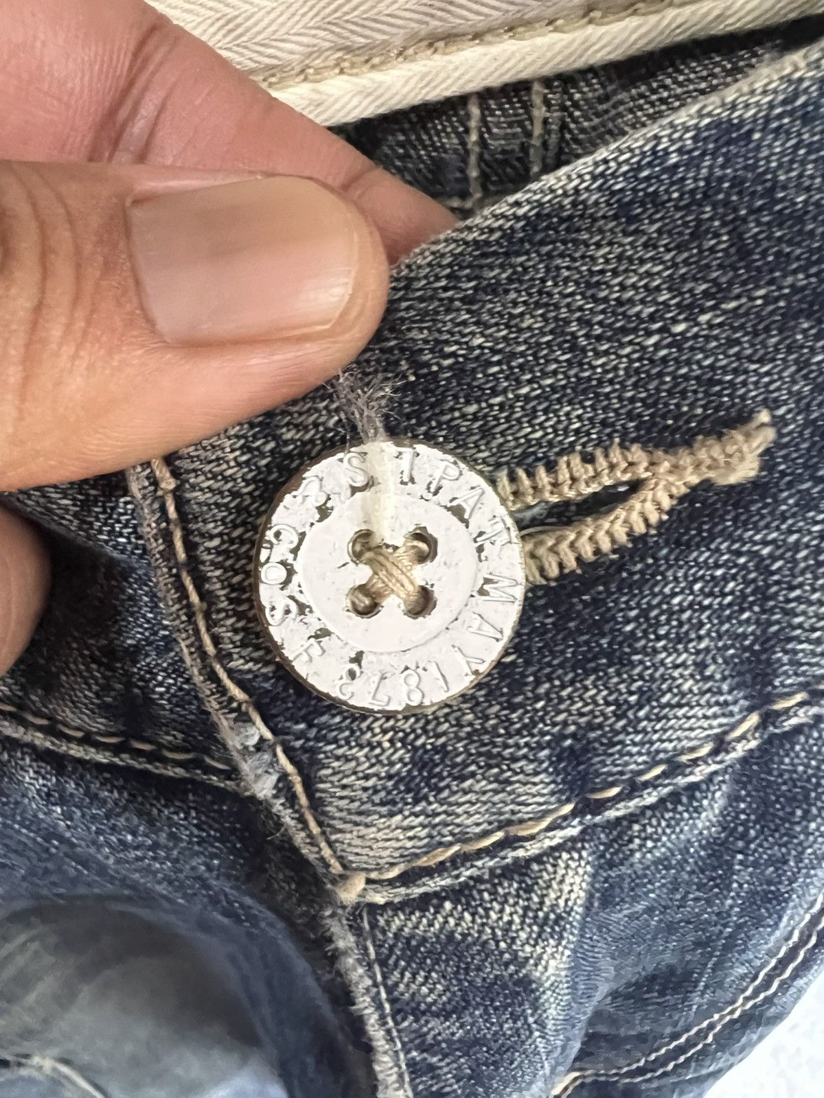 Levi's 🔥Rare Vintage Levis Sanforized Distressed Cargo Denim Size US 34 / EU 50 - 11 Thumbnail