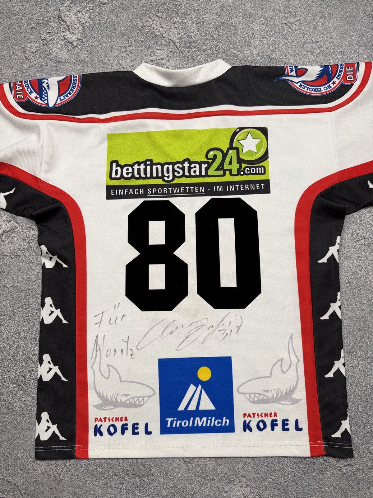 Kappa HC TWK Innsbruck Austria Jersey Hockey #80 Kappa Size US XS / EU 42 / 0 - 10 Thumbnail