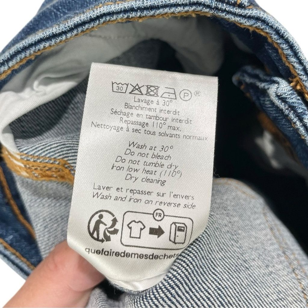 Sezane Sezane Paris Slim Parfait Dark Rinse Jeans Size 28 Size 28" / US 6 / IT 42 - 11 Thumbnail