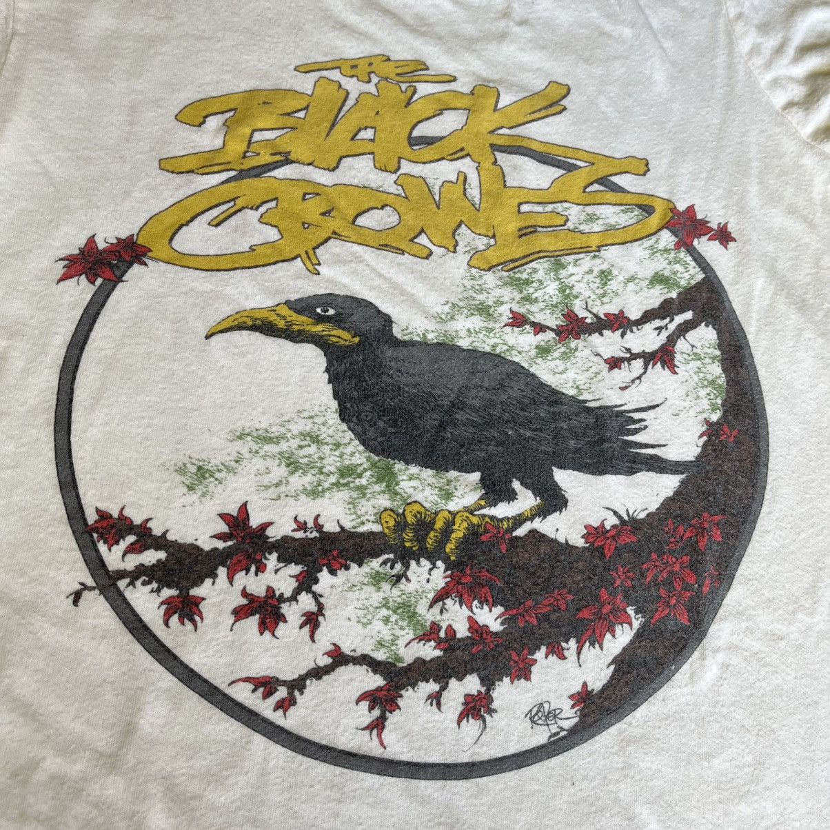 Band Tees × Vintage Vintage 2000s The Black Crowes Branch Graphic Logo Band Tee Size M / US 6-8 / IT 42-44 - 2 Thumbnail