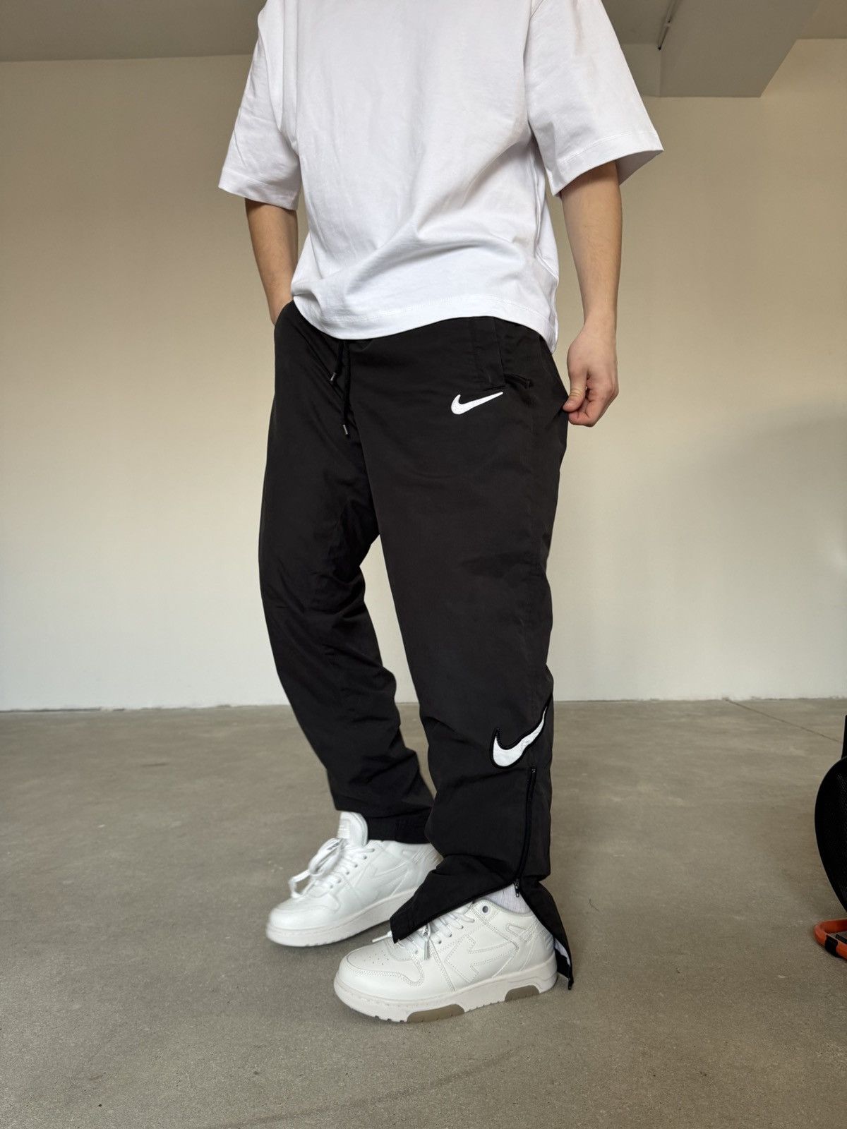 Nike Vintage Nike Double Swoosh Track Pants Size US 30 / EU 46 - 9 Thumbnail