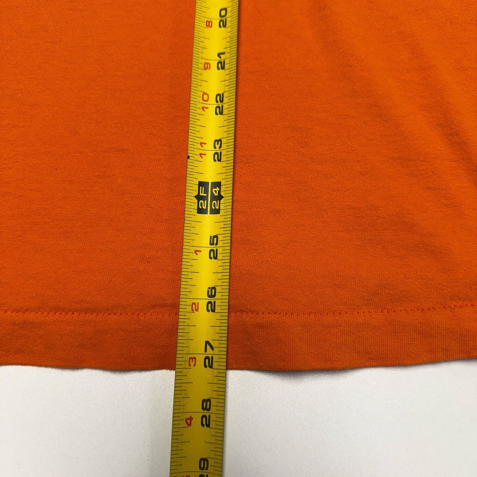 Fruit Of The Loom Vintage 90s Orange T Shirt L 20.5x27 Fruit of the Loom Size US L / EU 52-54 / 3 - 12 Thumbnail