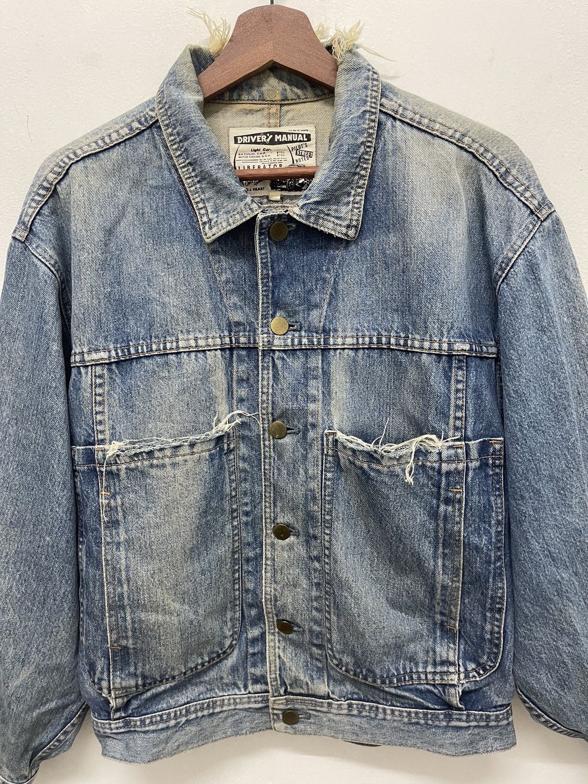 Blue Blue Japan VINTAGE G.L HEART BLUE DENIM JAPAN STREETWEAR Size US M / EU 48-50 / 2 - 2 Thumbnail
