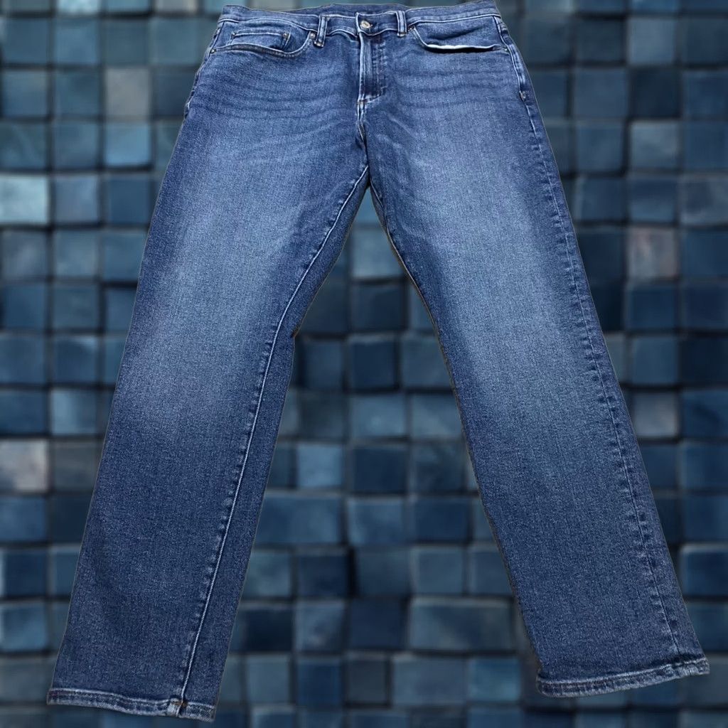 Gap Gap Jeans Men 36x30 Blue Denim Skinny Mid Rise Gapflex Shirt Jeans Mens 90s Vintage No Size US 36 / EU 52 - 1 Thumbnail