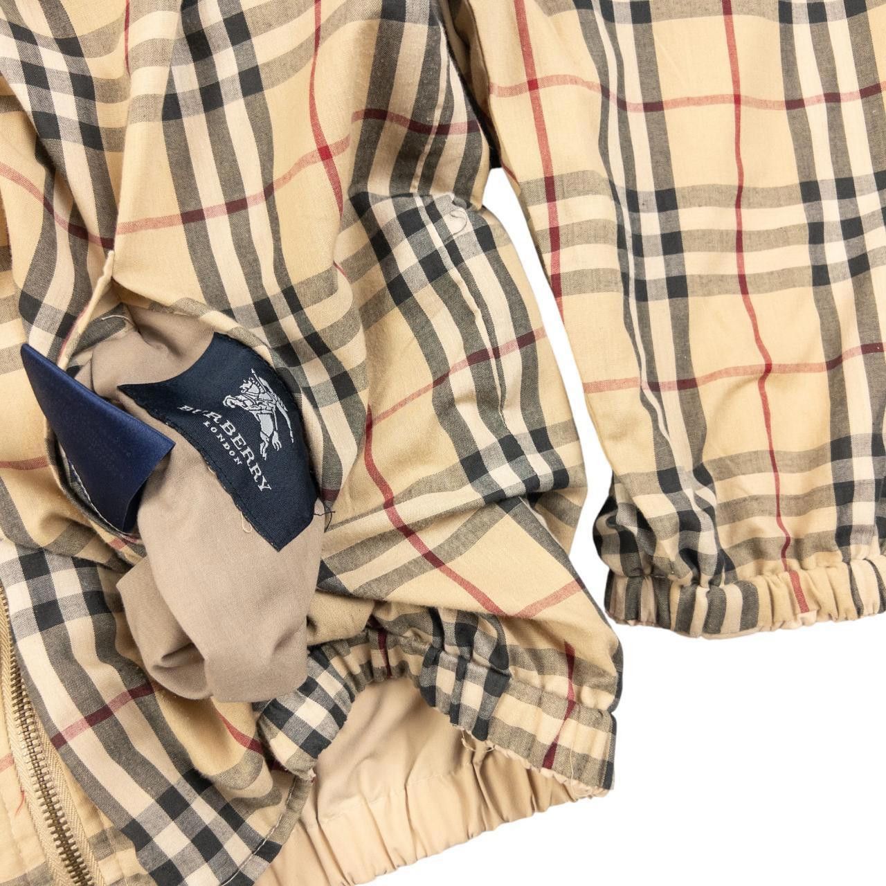 Burberry Vintage Burberry Nova Check Reversible Zip Up Jacket Size XL Size US XL / EU 56 / 4 - 7 Thumbnail