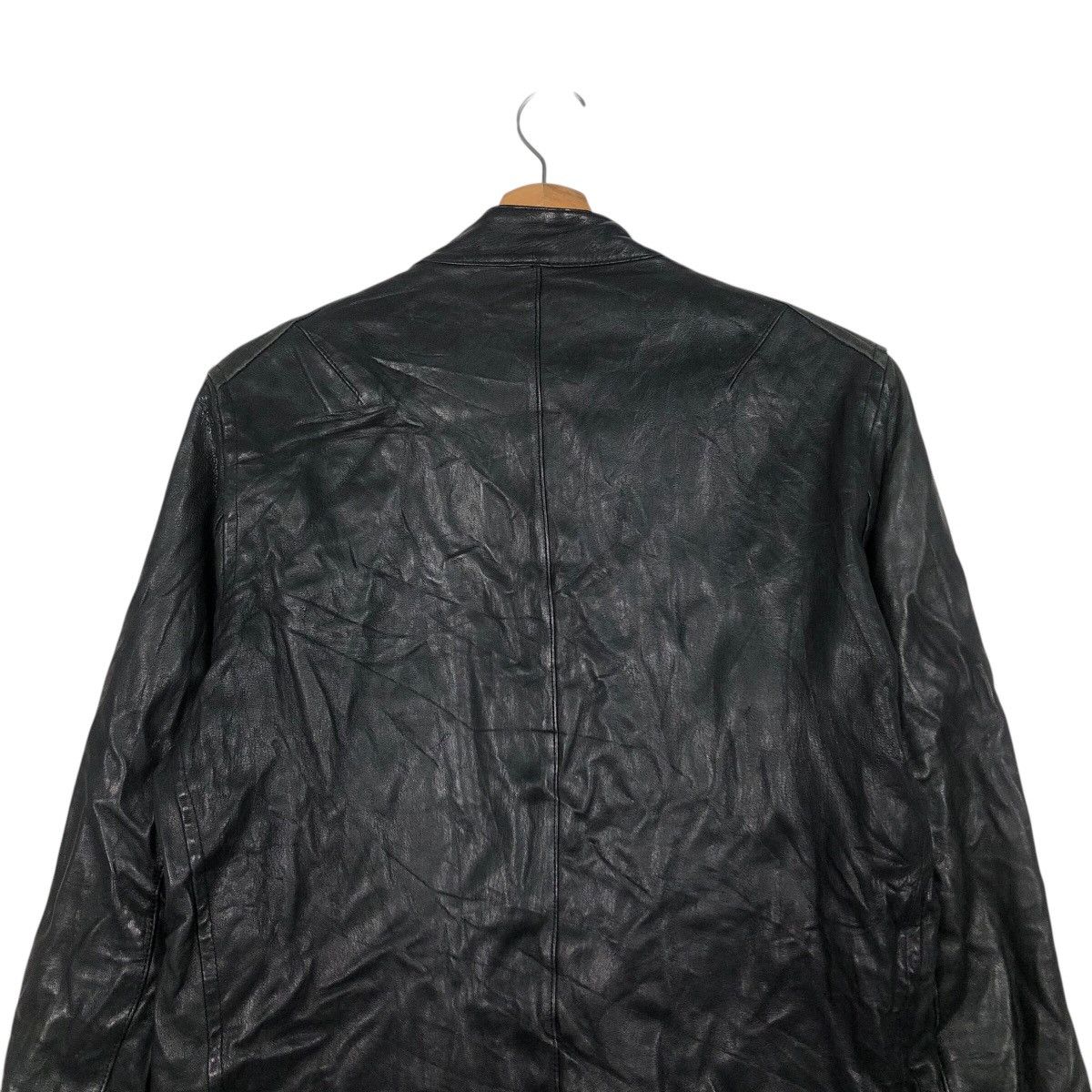 Japanese Brand 📌Rich Black Biker Leather Jacket Bondage Design Edition Size US M / EU 48-50 / 2 - 10 Thumbnail