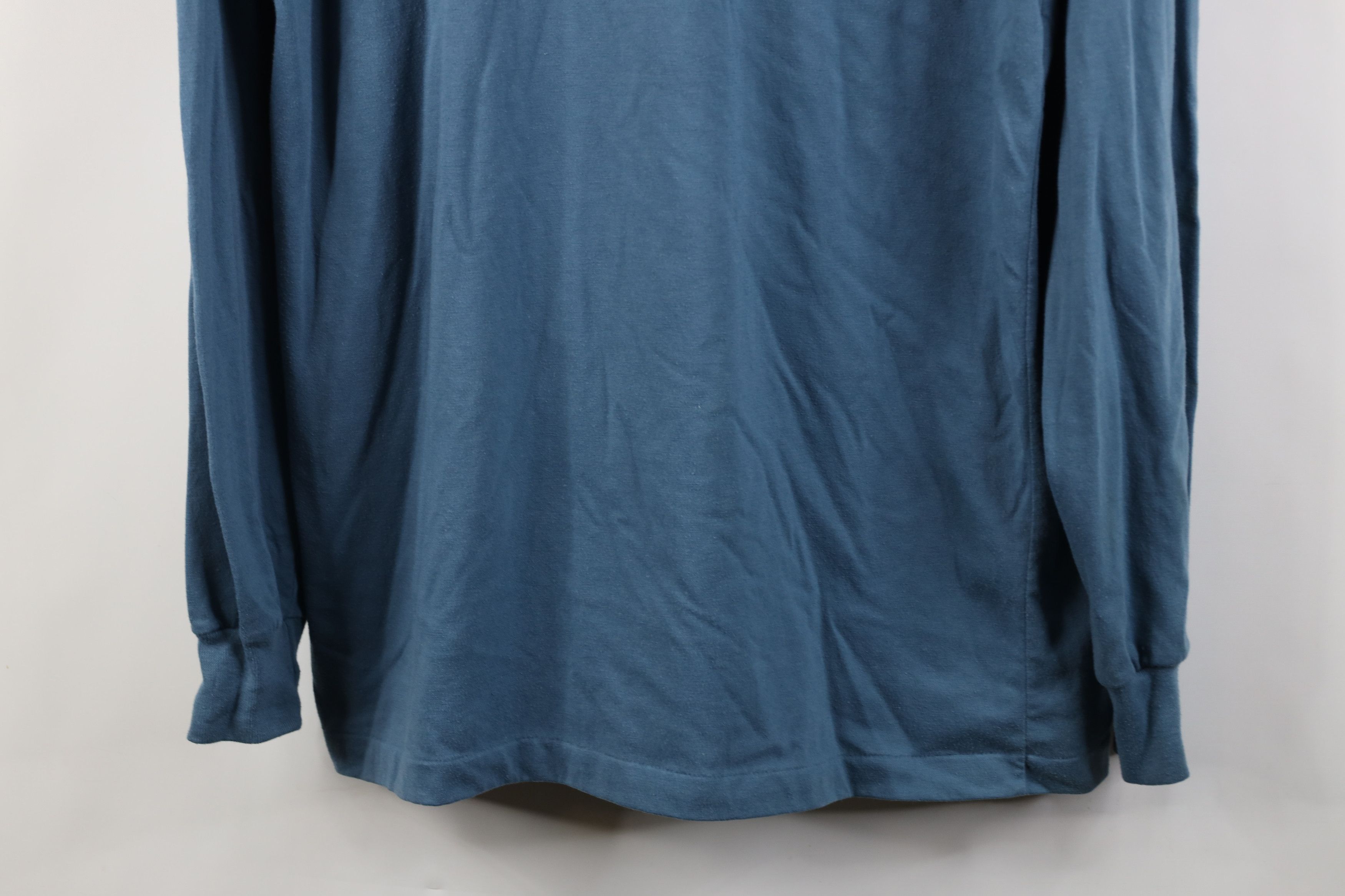 Vintage Vintage 90s Streetwear Mock Neck Long Sleeve T-Shirt USA Size US XL / EU 56 / 4 - 3 Thumbnail