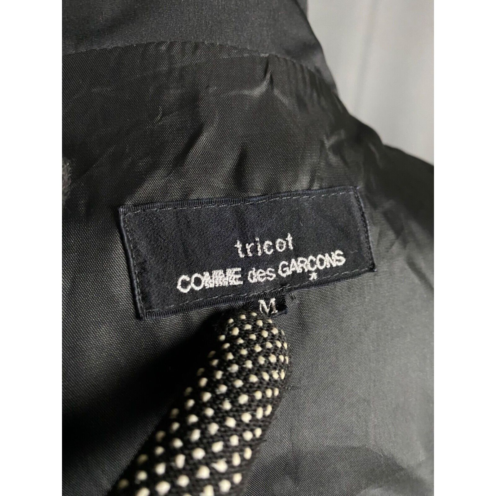 Comme des Garcons RARE! Comme Des Garcons CDG TRICOT VTG Black Double Breasted Size M / US 6-8 / IT 42-44 - 9 Thumbnail