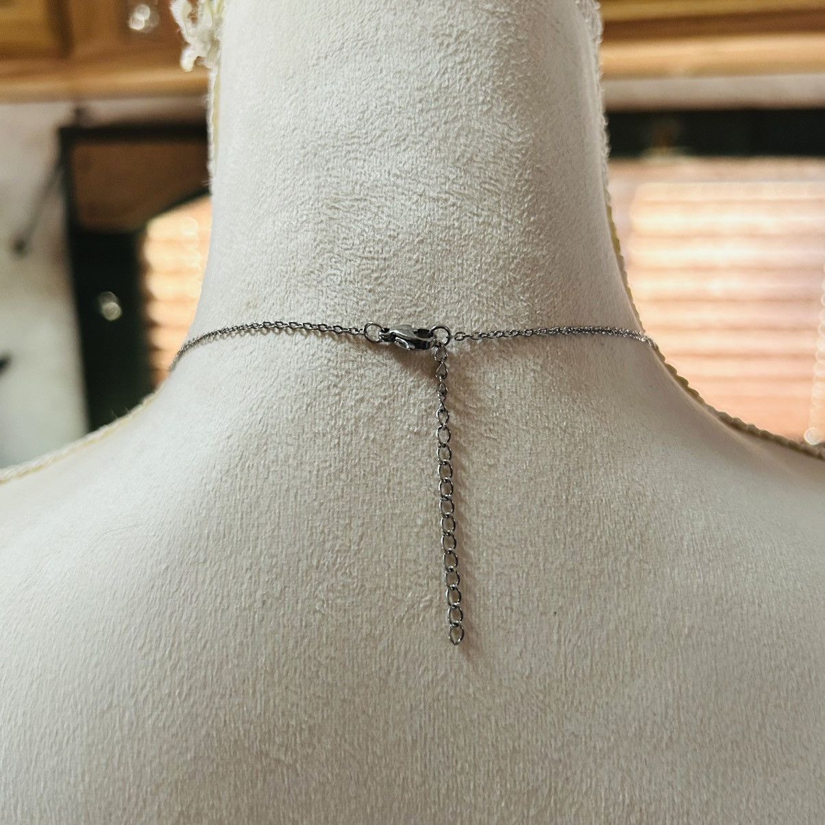 Handmade Handcrafted framed teardrop amazonite 925 sterling necklace Size ONE SIZE - 5 Thumbnail