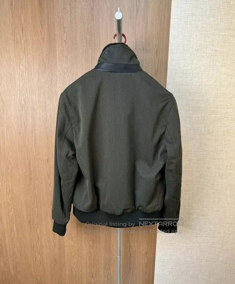 Other Loro Piana Green Fur Collar Bomber Jacket. Size US M / EU 48-50 / 2 - 3 Thumbnail