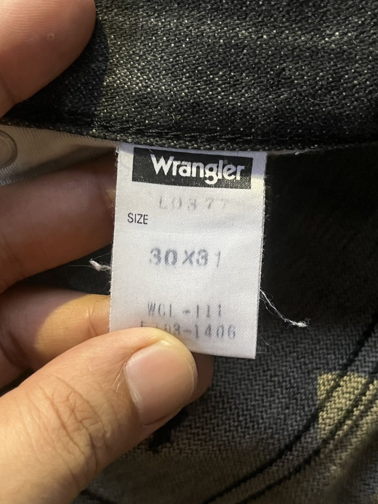 Wrangler Vintage Wrangler Made in Usa Black Wash Mid Rise Flare Jeans Size US 30 / EU 46 - 10 Thumbnail