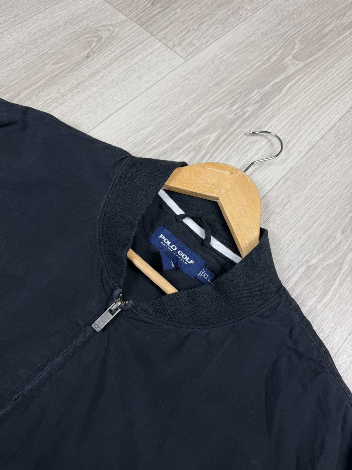 Polo Ralph Lauren Vintage Polo Golf Ralph Lauren Black Distressed Jacket Size US XXL / EU 58 / 5 - 4 Thumbnail