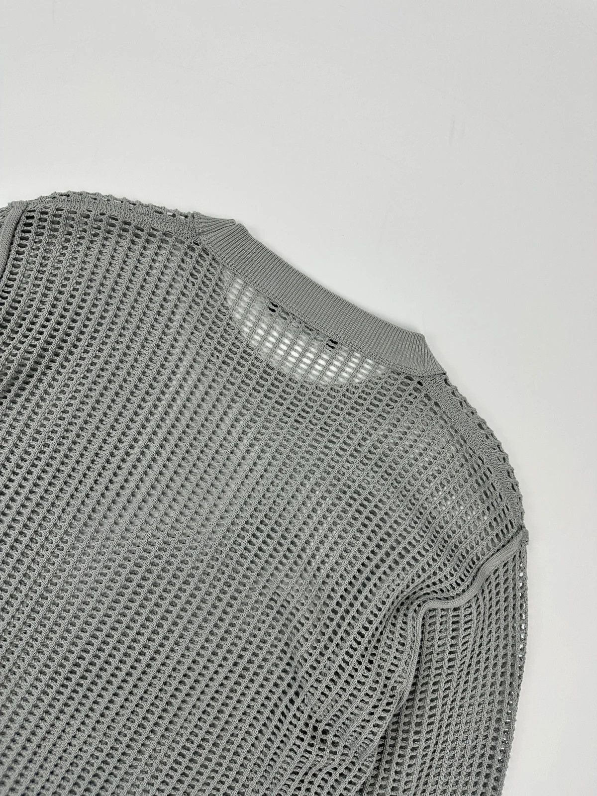Dolce & Gabbana Dolce & Gabbana 00’s Grey Mesh Knit Sweater Size US M / EU 48-50 / 2 - 6 Thumbnail