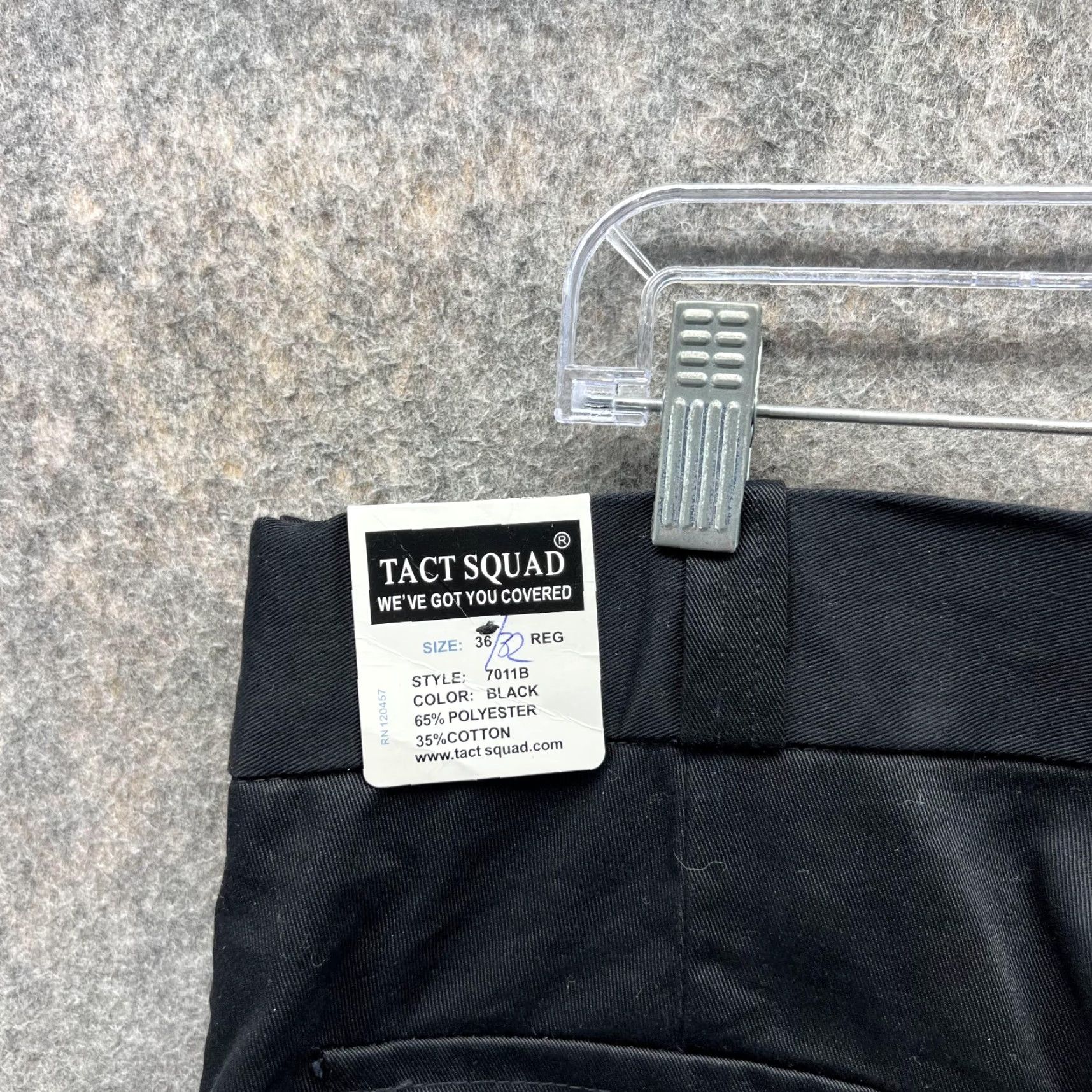 Vintage VINTAGE Tact Squad Pants Men 36 Reg Black Polyester Cargo Pockets Cargo Pants Size US 36 / EU 52 - 3 Thumbnail