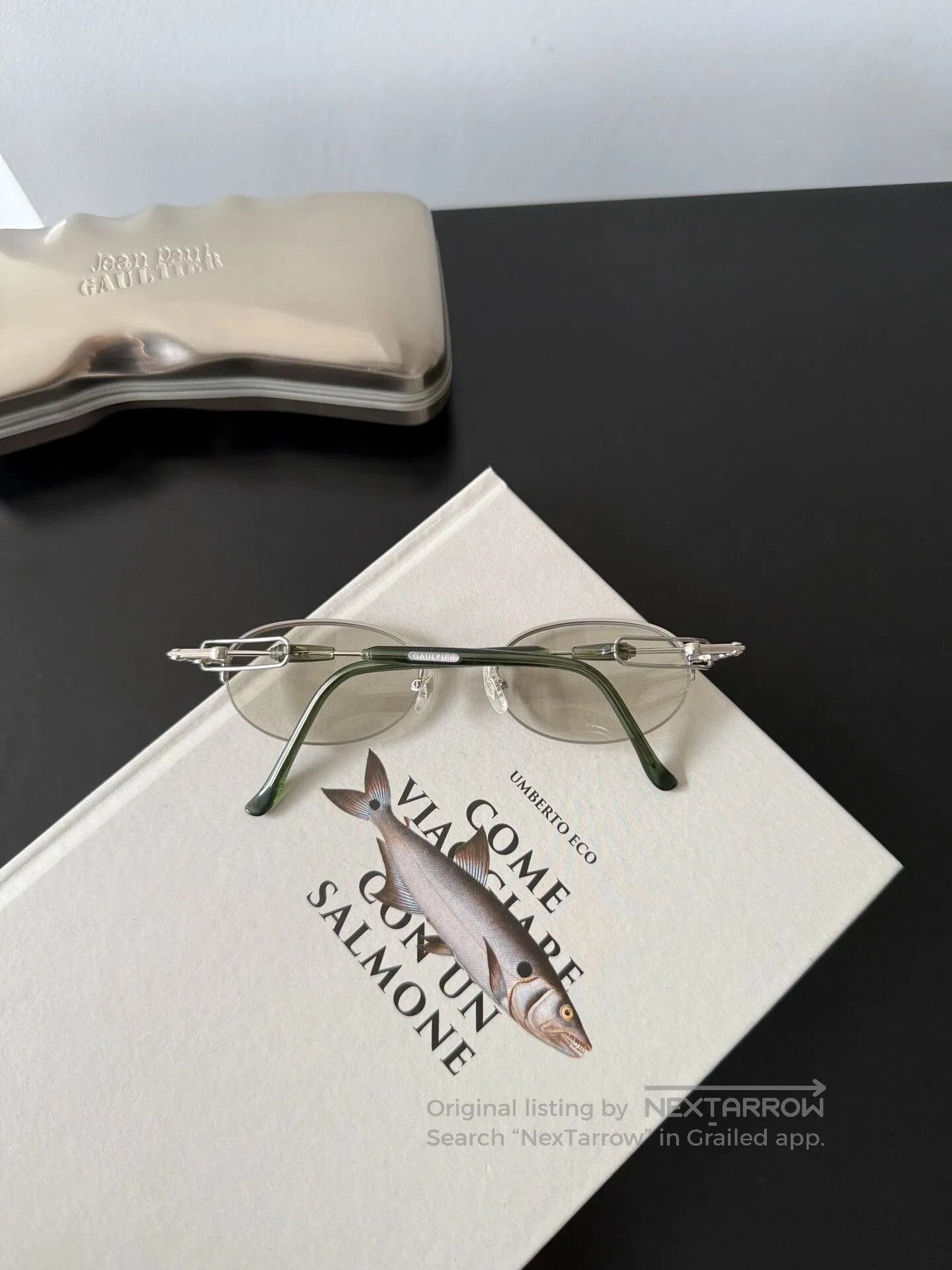 Jean Paul Gaultier Jean Paul Gaultier Green Sunglasses. Size ONE SIZE - 8 Thumbnail
