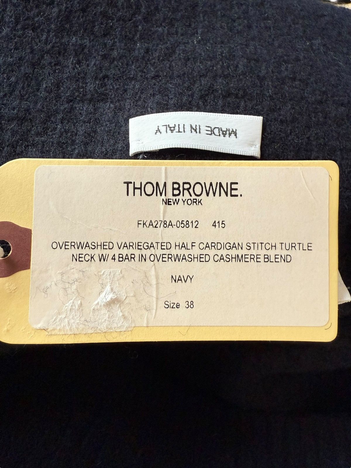 Thom Browne Thom Browne Tonal 4-Bar Roll Neck Size XS / US 0-2 / IT 36-38 - 6 Thumbnail