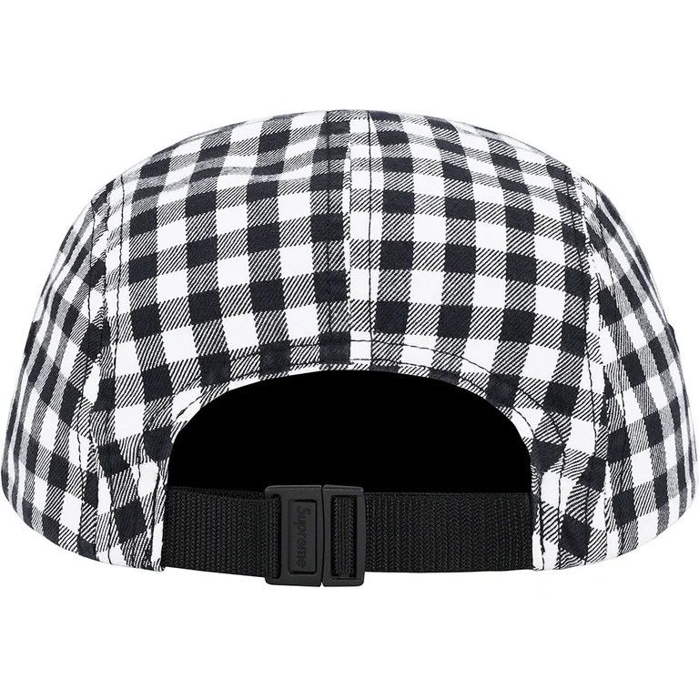 Supreme Supreme Gingham Camp Cap 'Black' Size ONE SIZE - 2 Thumbnail