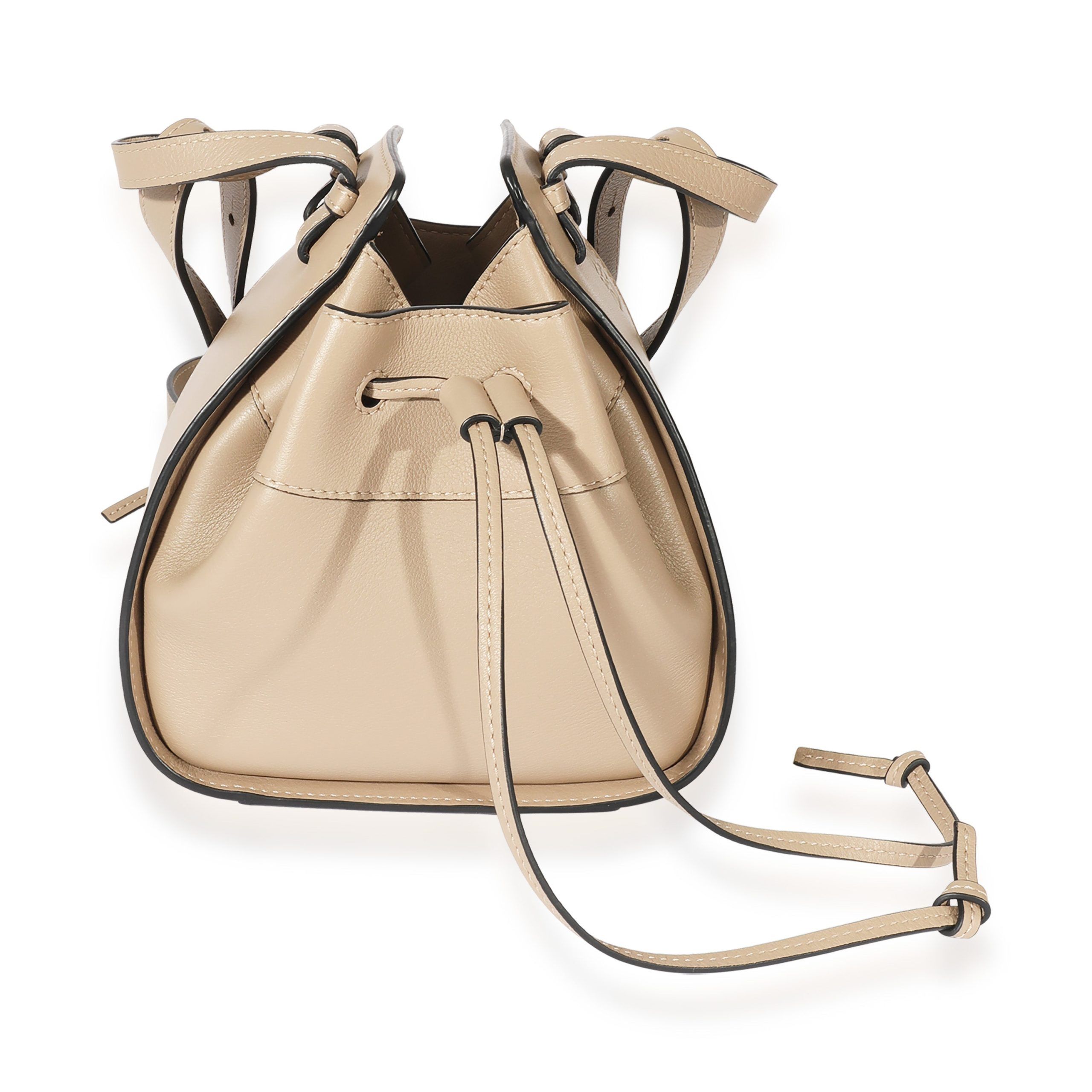 image of Loewe Sand Leather Mini Hammock in Brown, Women's