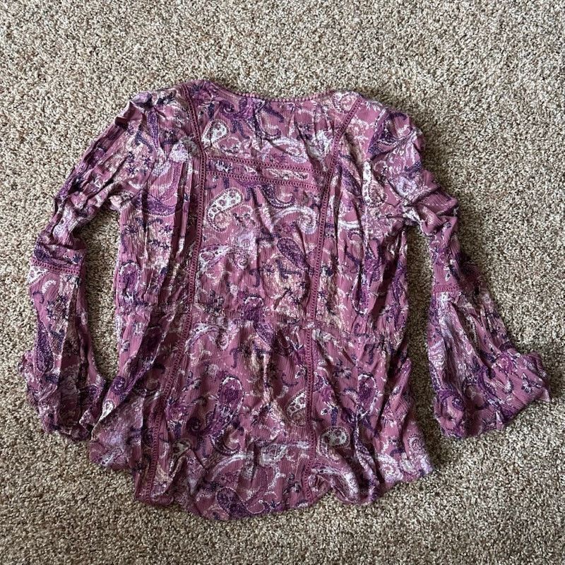 Other Altar’d State Bell Sleeve Boho Tie Front Shirt Size Medium Size M / US 6-8 / IT 42-44 - 2 Thumbnail