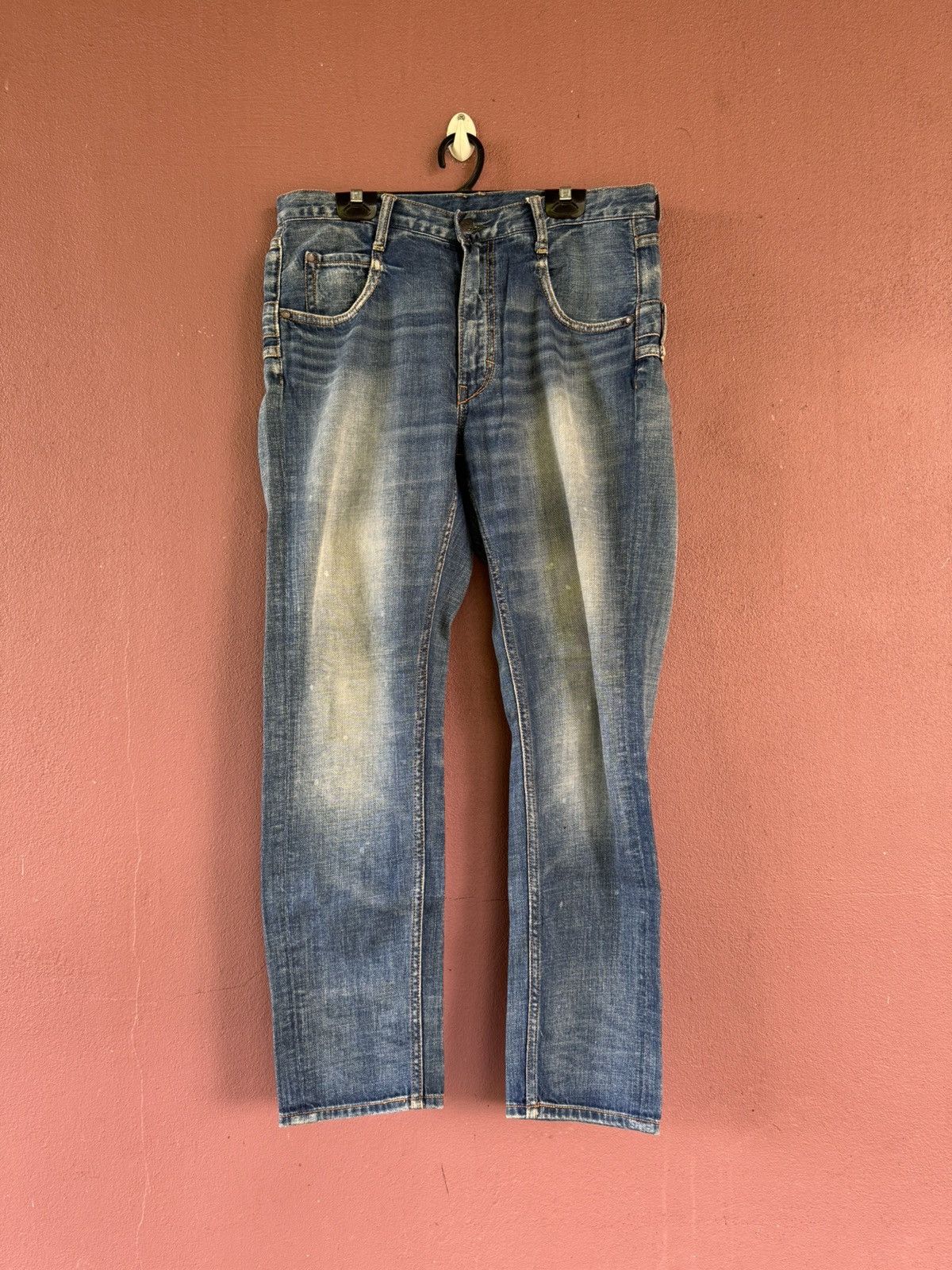 Japanese Brand RNA Inc. Seditionaries Japanese Designer Double Waist Jeans Size US 32 / EU 48 - 1 Thumbnail
