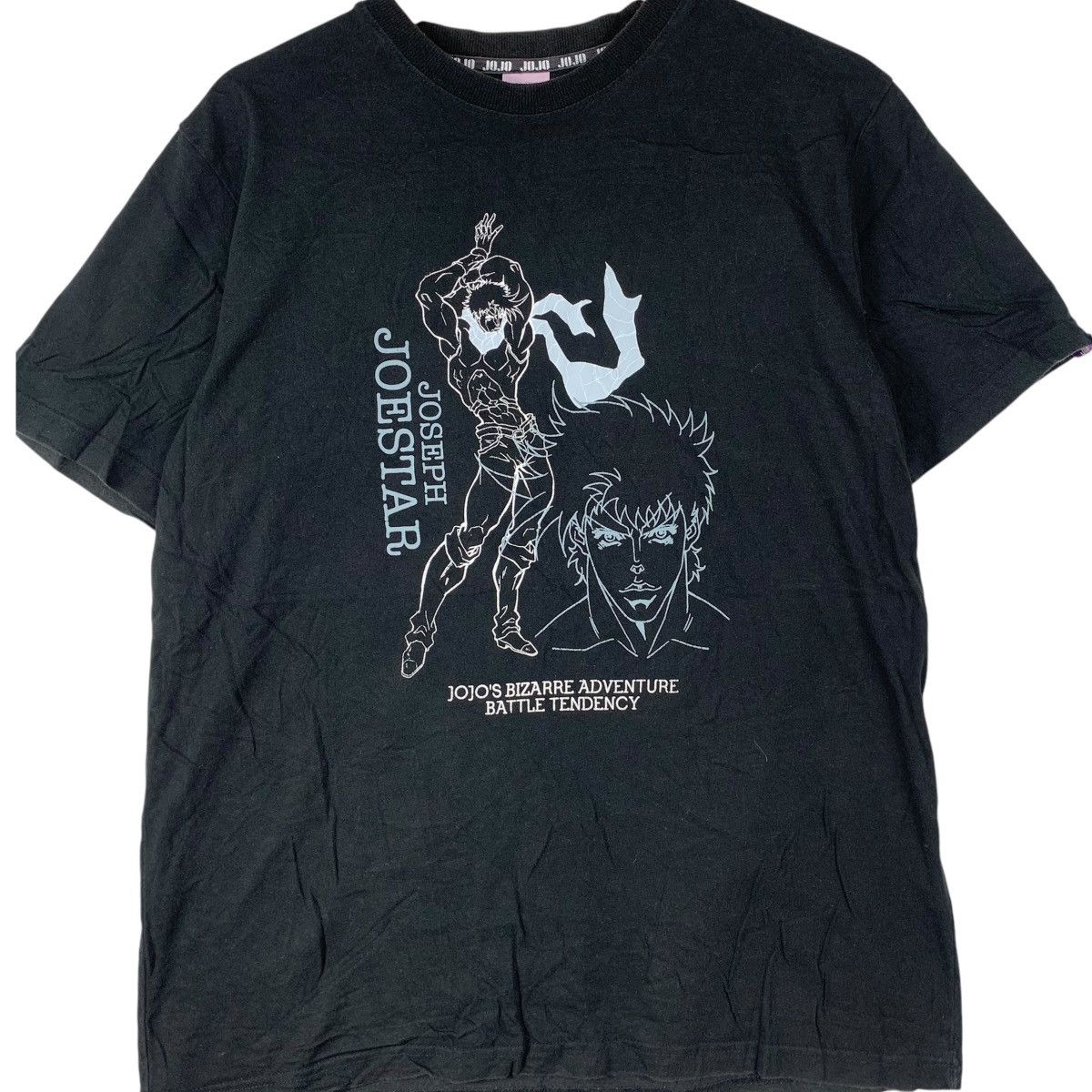 Vintage JOJO’S BIZARRE ADVENTURE Battle Tendency Anime Tee Shirt Top Size US L / EU 52-54 / 3 - 3 Thumbnail