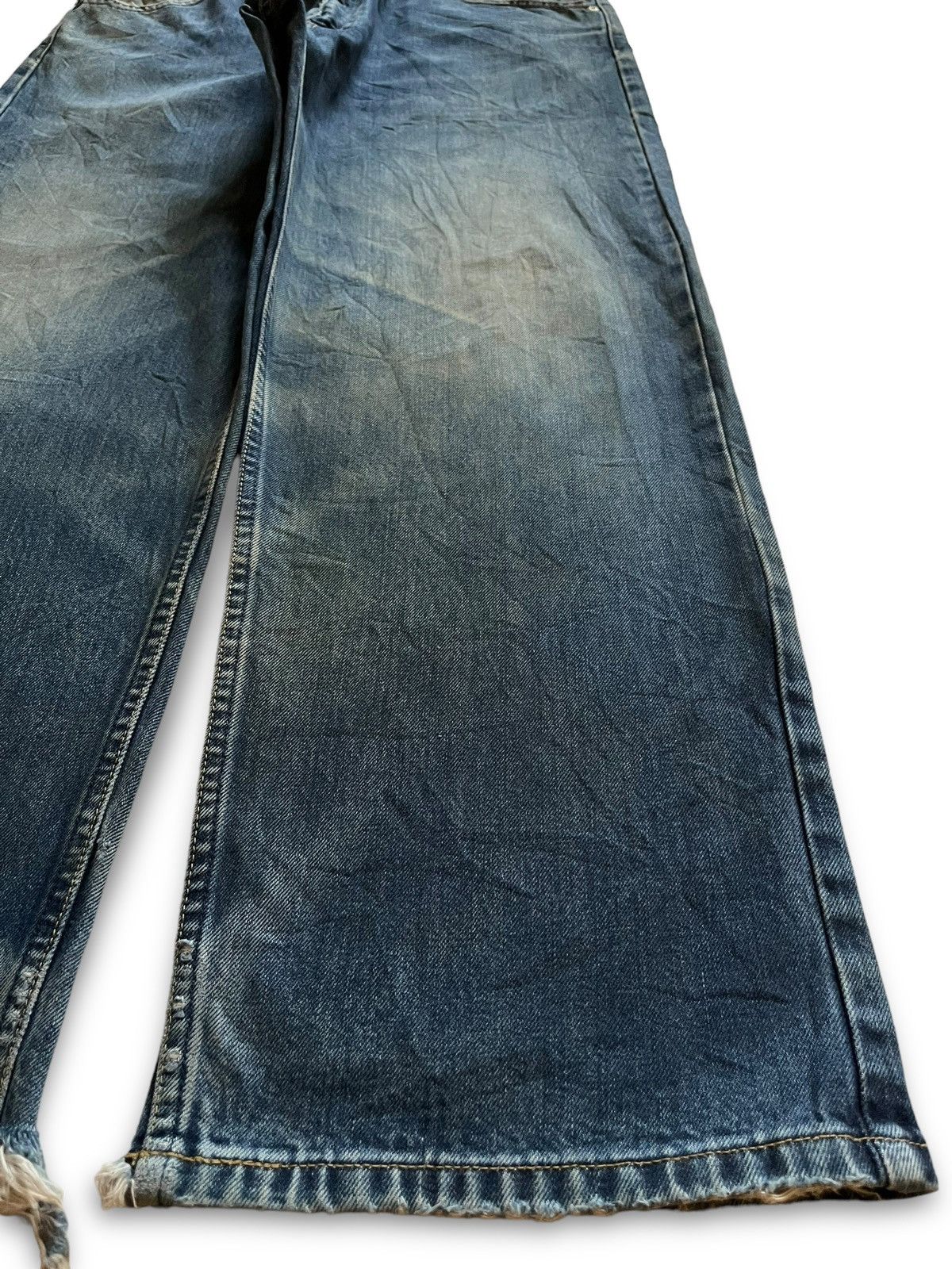 Japanese Brand Vintage Japanese Brand Mud Wash Distressed Baggy Jeans Size US 34 / EU 50 - 7 Thumbnail