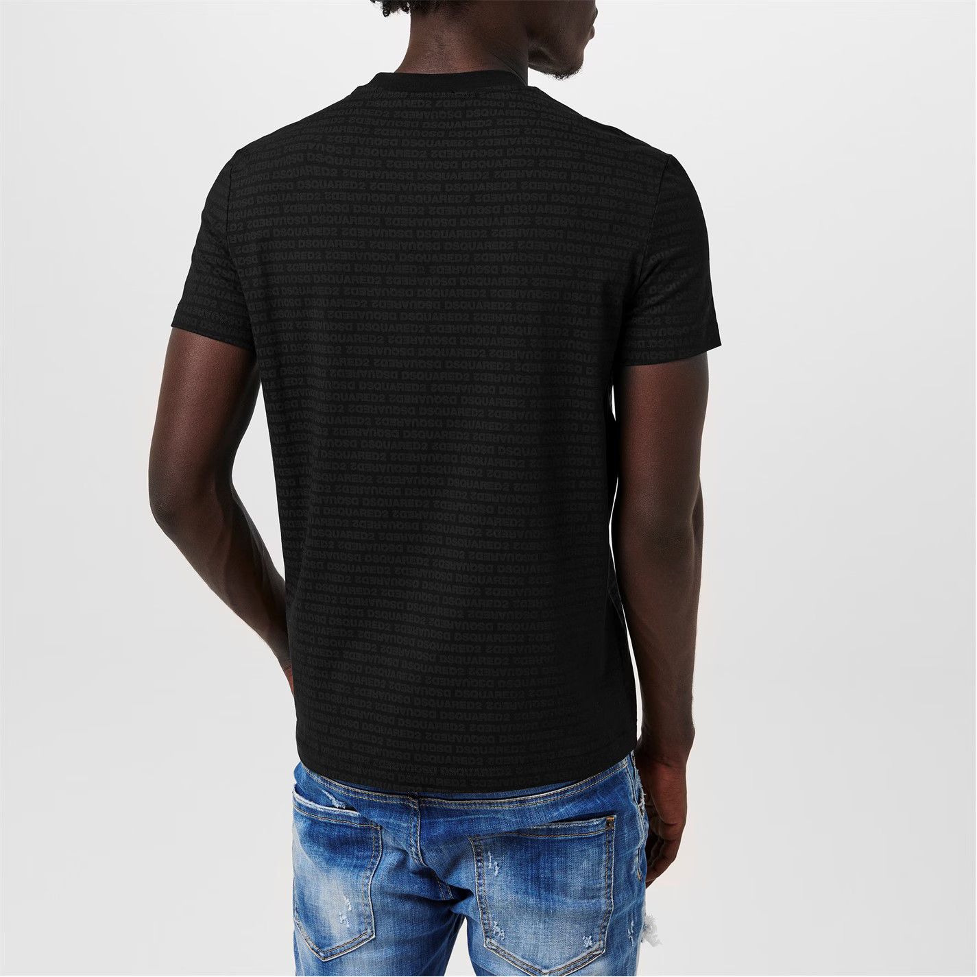 Dsquared2 o1g2r1mq0426 Slim Fit T-Shirt in Black Size US M / EU 48-50 / 2 - 5 Thumbnail