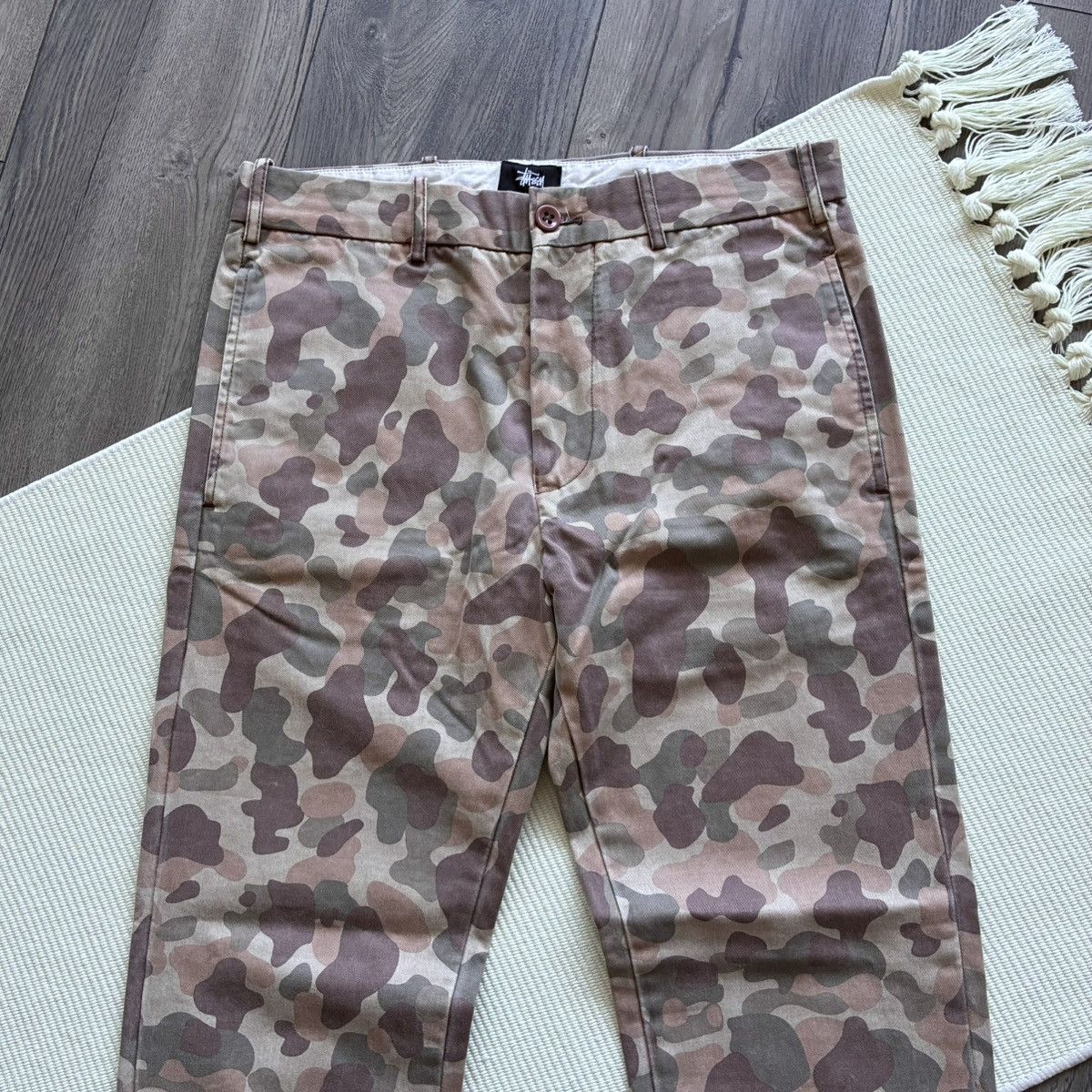 Stussy Vintage Stussy Duck Camo Chino Pants Size US 30 / EU 46 - 2 Thumbnail