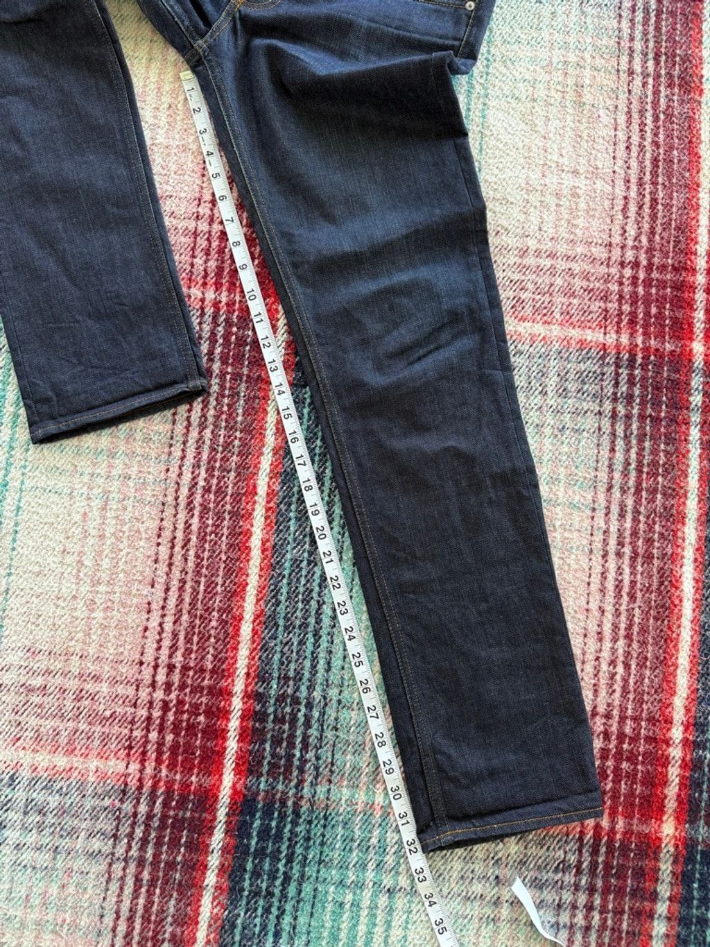 Sandro Sandro Slim Straight Dark Wash Jeans Waist 31 Size US 31 - 8 Thumbnail