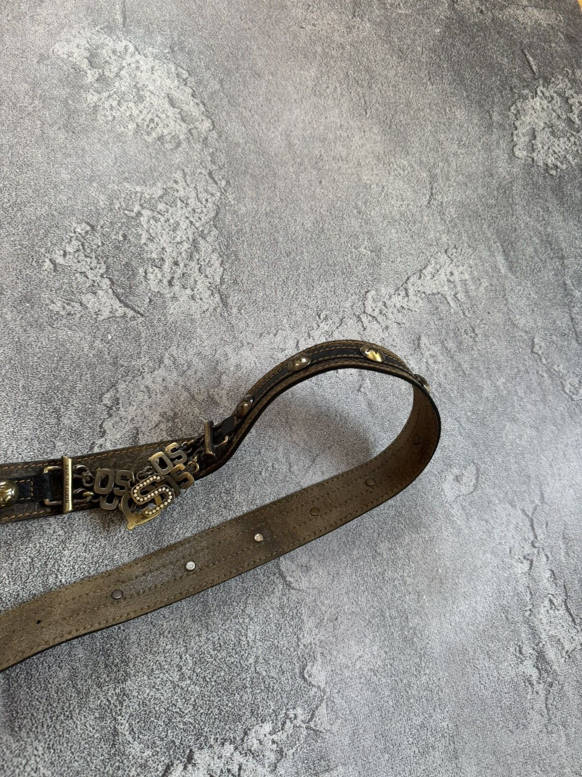 Jean Paul Gaultier Save the queen leather belt retro style vintage avantgarde Size ONE SIZE - 17 Thumbnail