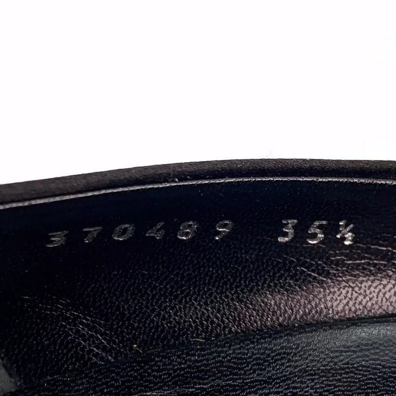 Gucci Gucci Black Bow Peep Toe High Heels-2506 Size US 5 / IT 35 - 6 Thumbnail
