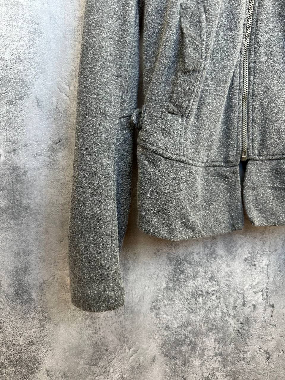 Diesel Diesel Wool Blend Avant-Garde Zip Jacket Cinch Straps Slim Size S / US 4 / IT 40 - 6 Thumbnail