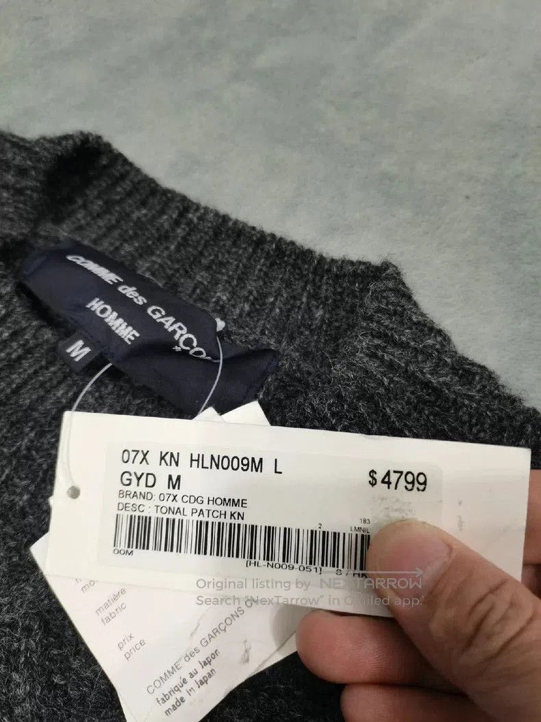 Comme des Garcons COMME DES GARCONS HOMME Men's Wool Sweater. Size US M / EU 48-50 / 2 - 5 Thumbnail