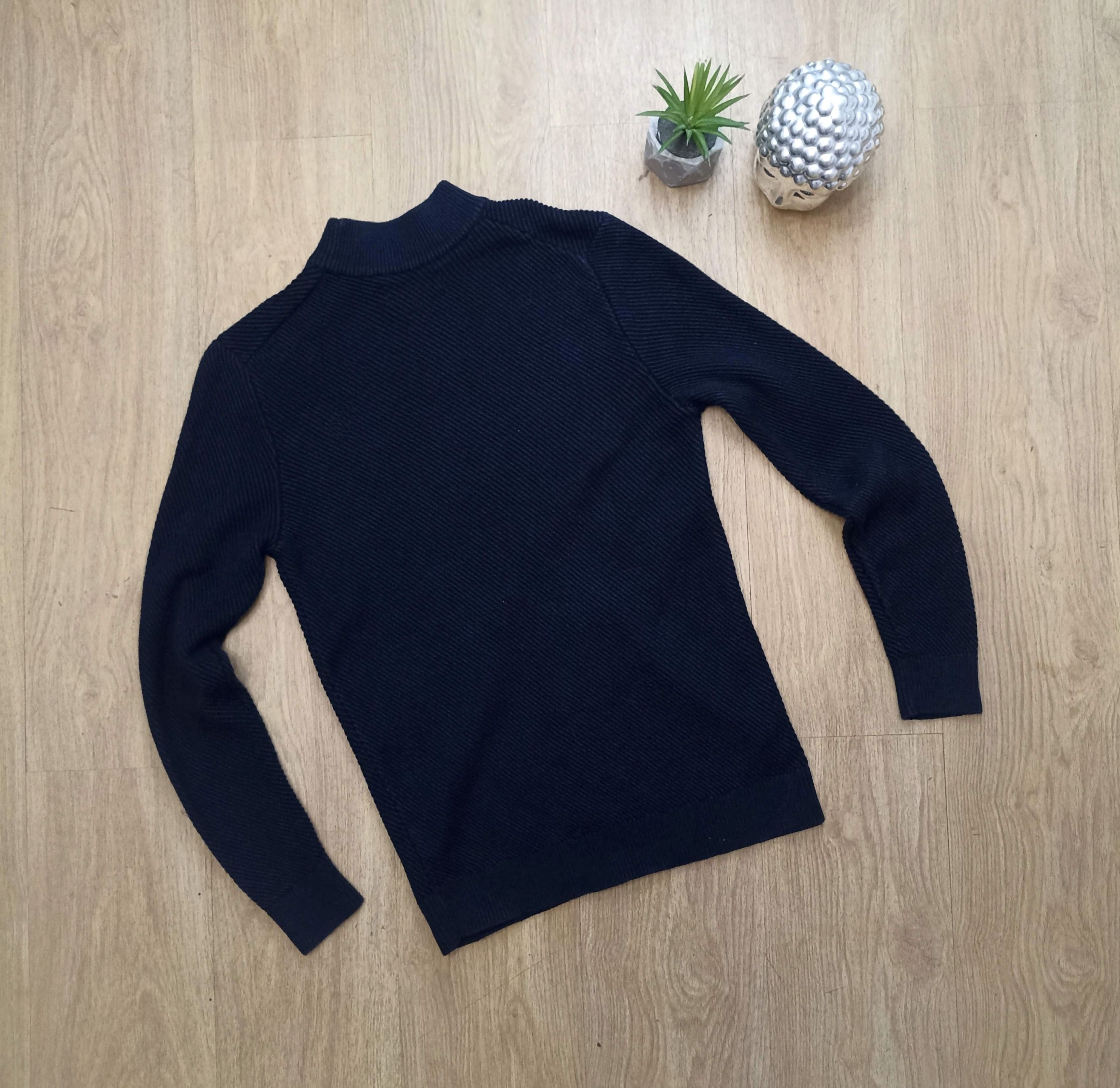 Hardy Amies Hardy Amies navy sweater with alpaka M man Size US M / EU 48-50 / 2 - 2 Thumbnail
