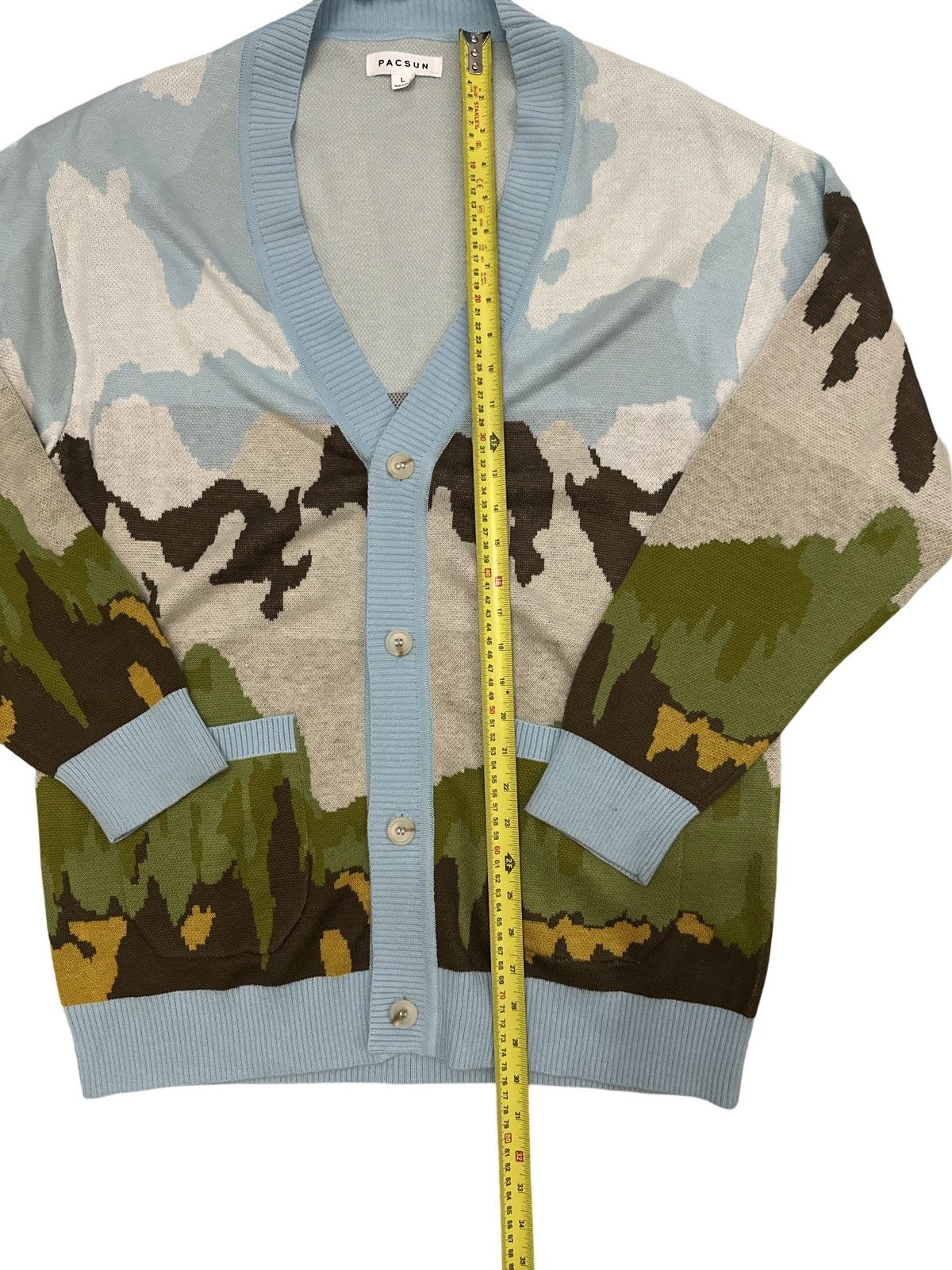 Pacsun × Vintage Landscape Cardigan Pacsun Size US L / EU 52-54 / 3 - 3 Thumbnail